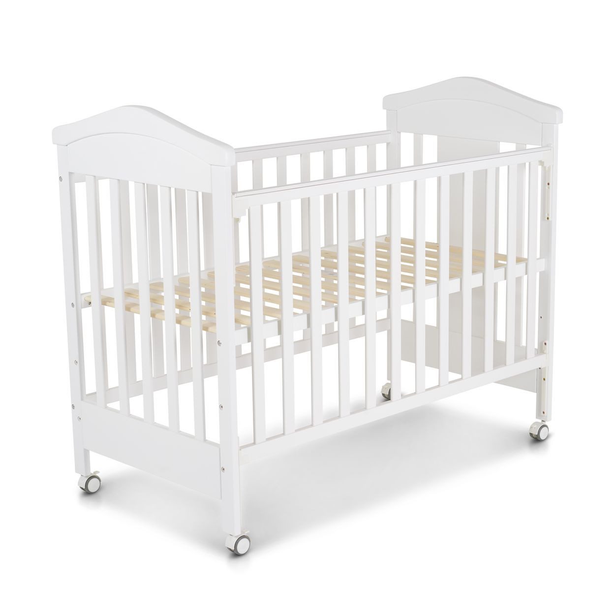 Cangaroo Komplettbett Babybett Wing 120 x 60 cm, Holz Buche, 3 Höhenpositionen, Gitterbett