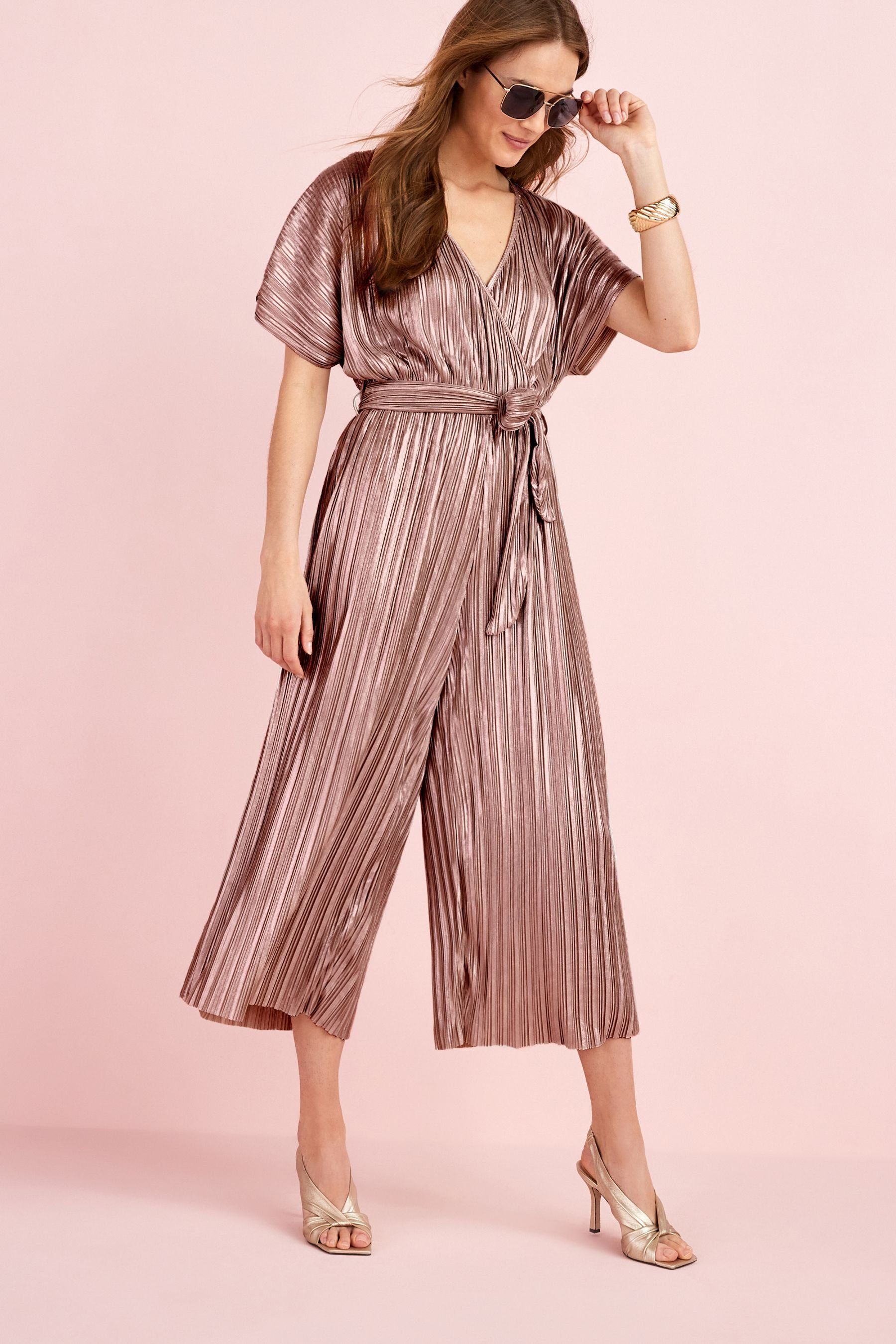 Next Jumpsuit (1-tlg) Plissierter Overall