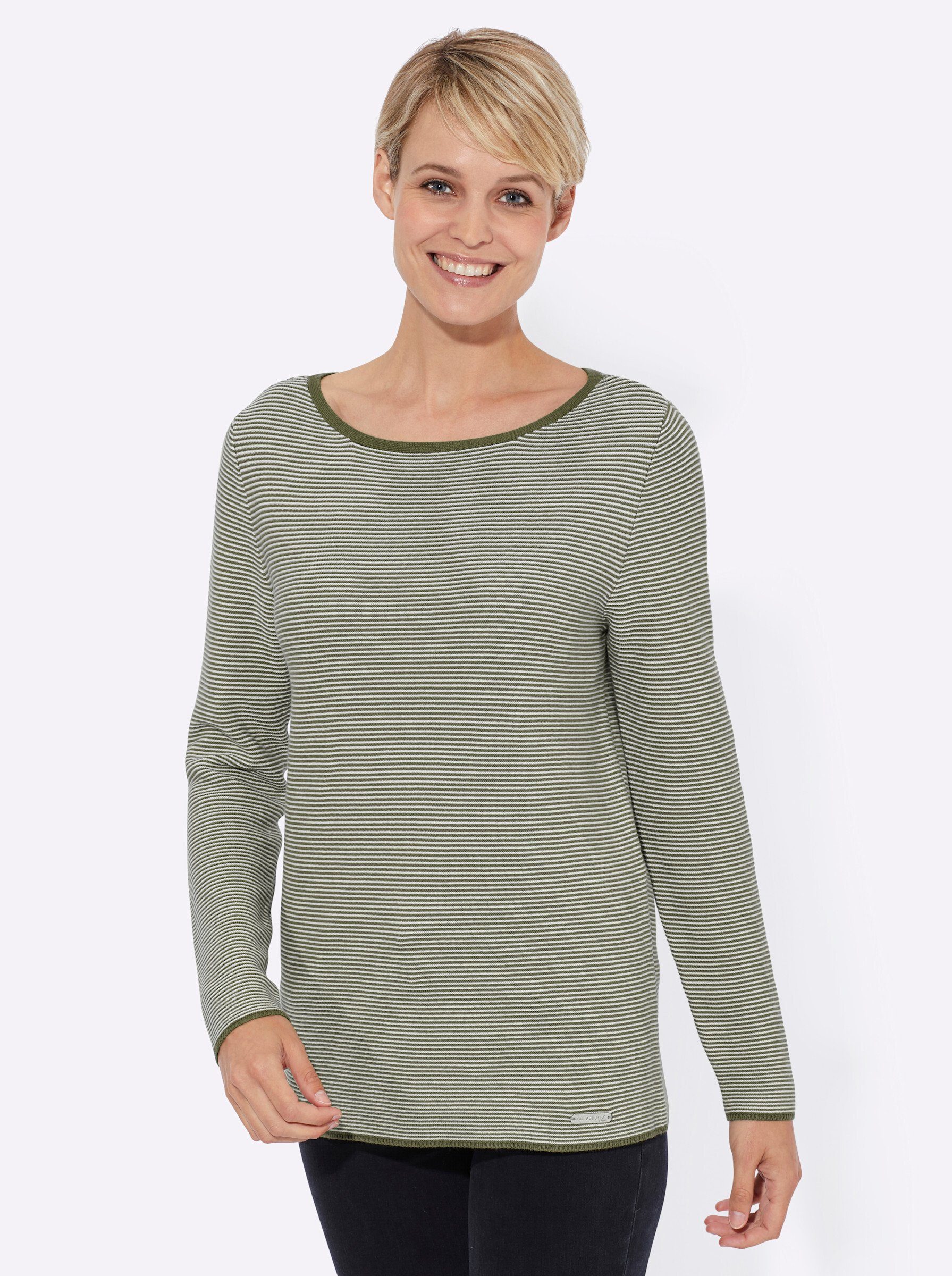 Strickpullover Langarm-Pullover