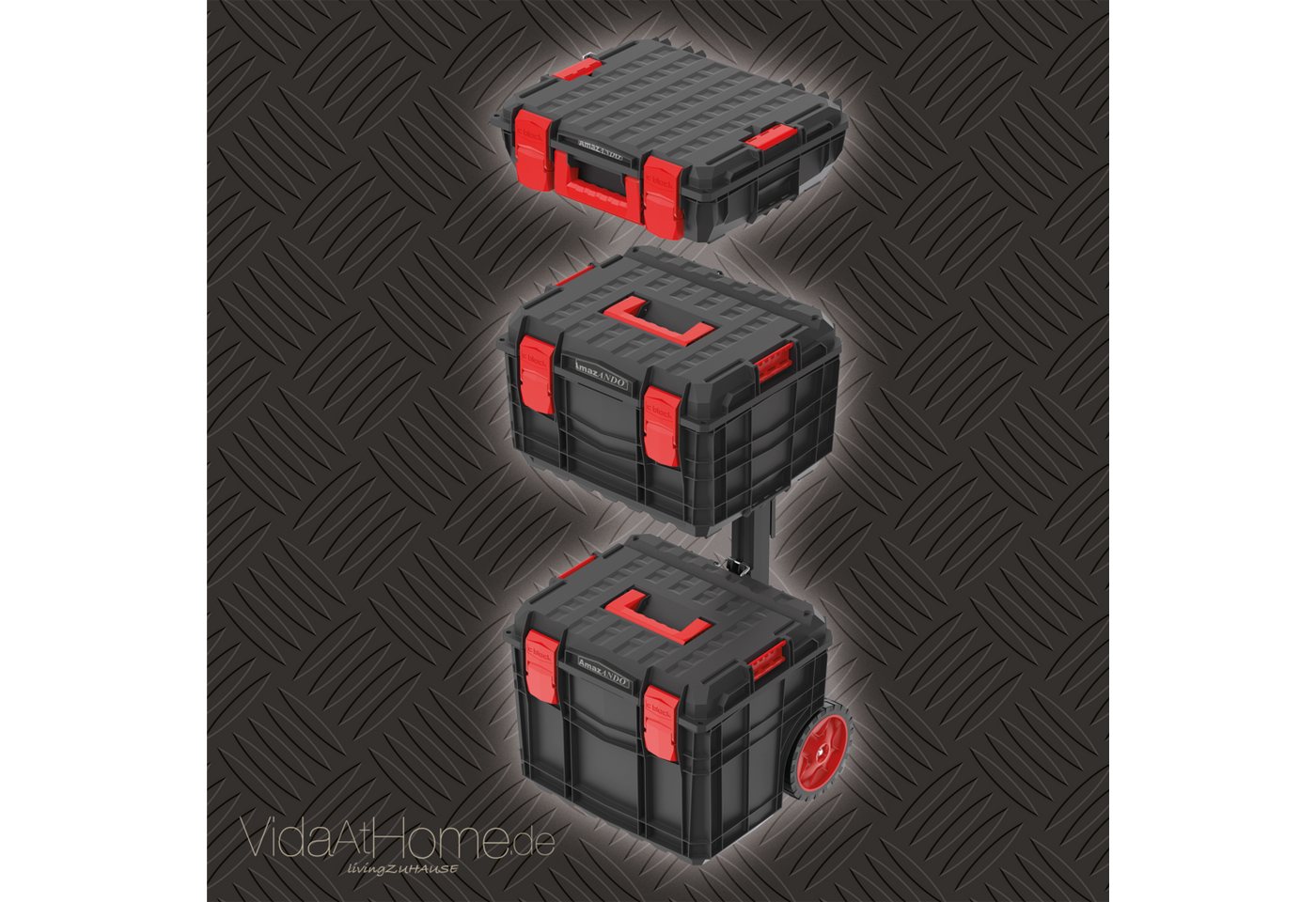 Thumbnail - VidaAtHome.de Werkzeugkoffer original KISTENBERG® C Block Pro Werkzeugtrolley Set XXL