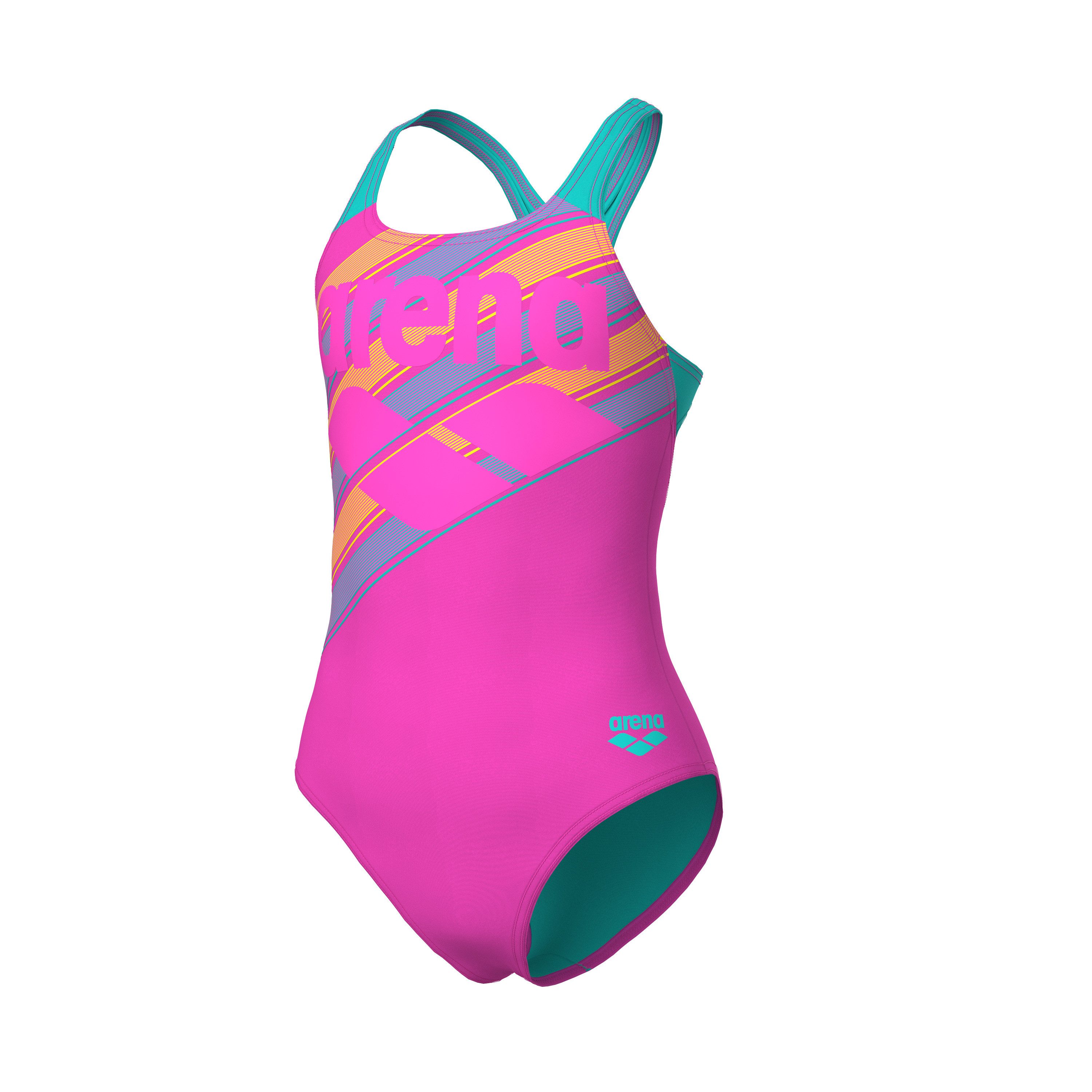 Arena Badeanzug G ARENA LINES SWIMSUIT SWIM PRO BACK L UV-Schutz UPF 50+