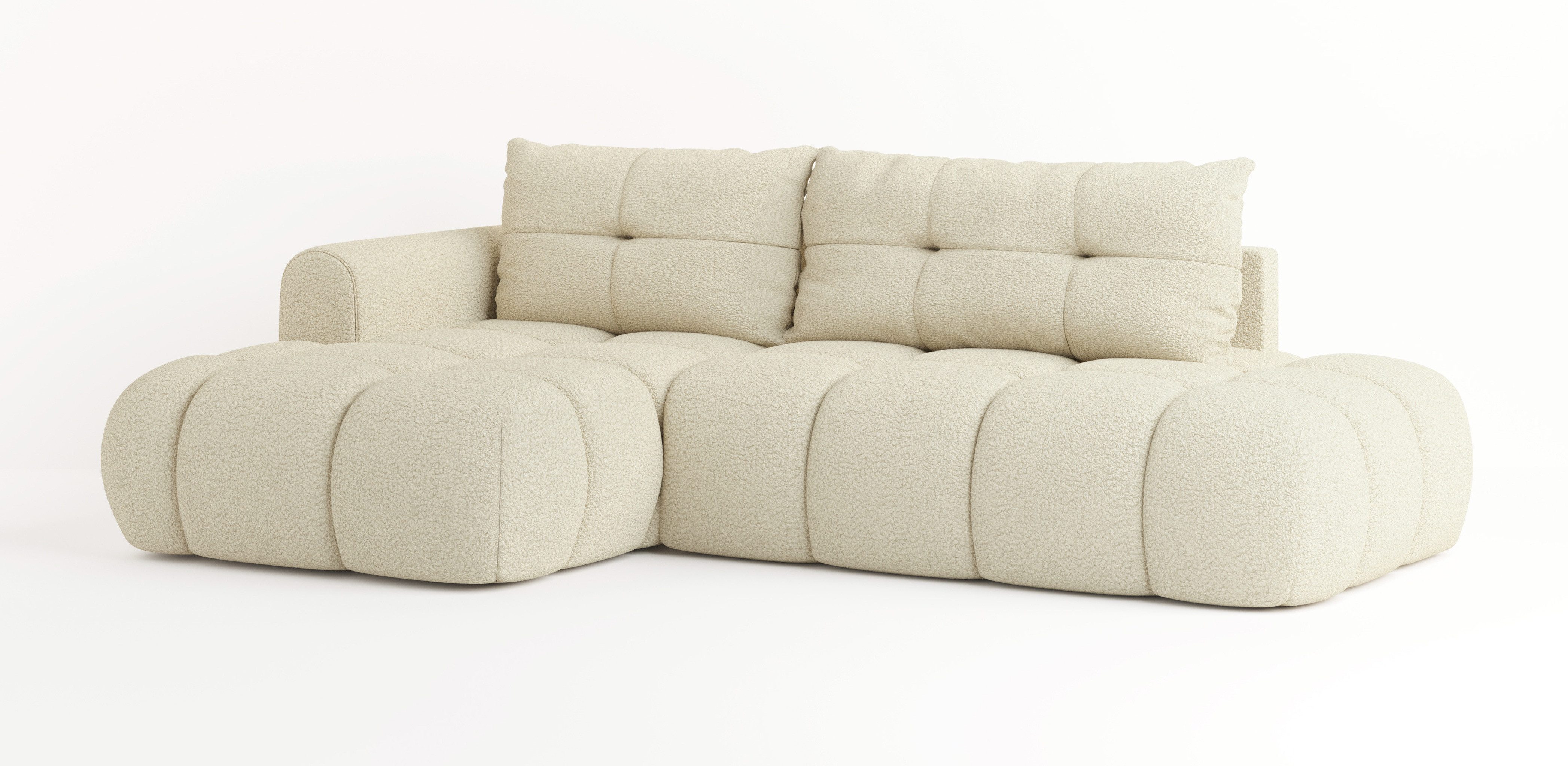 Masseno Ecksofa FLUMA mit Schlaffunktion L-Form, günstig online kaufen