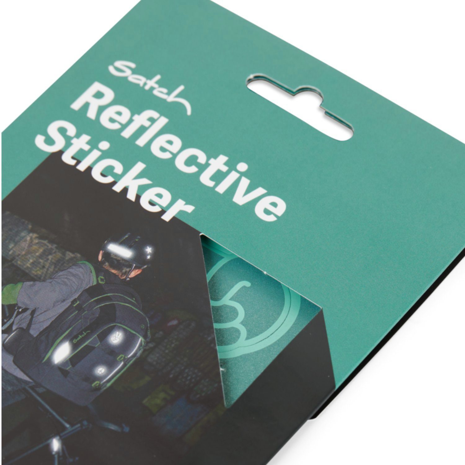 Satch Reflektor-Aufkleber Reflektierende Sticker Mint