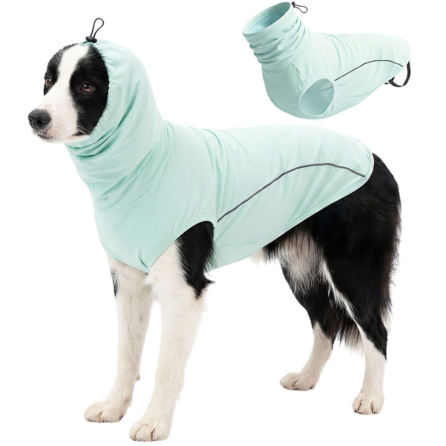 Refttenw Kühlweste kühlendes Hundeshirt Summer Hundejacke Sonnenschutzkleidung für Hunde