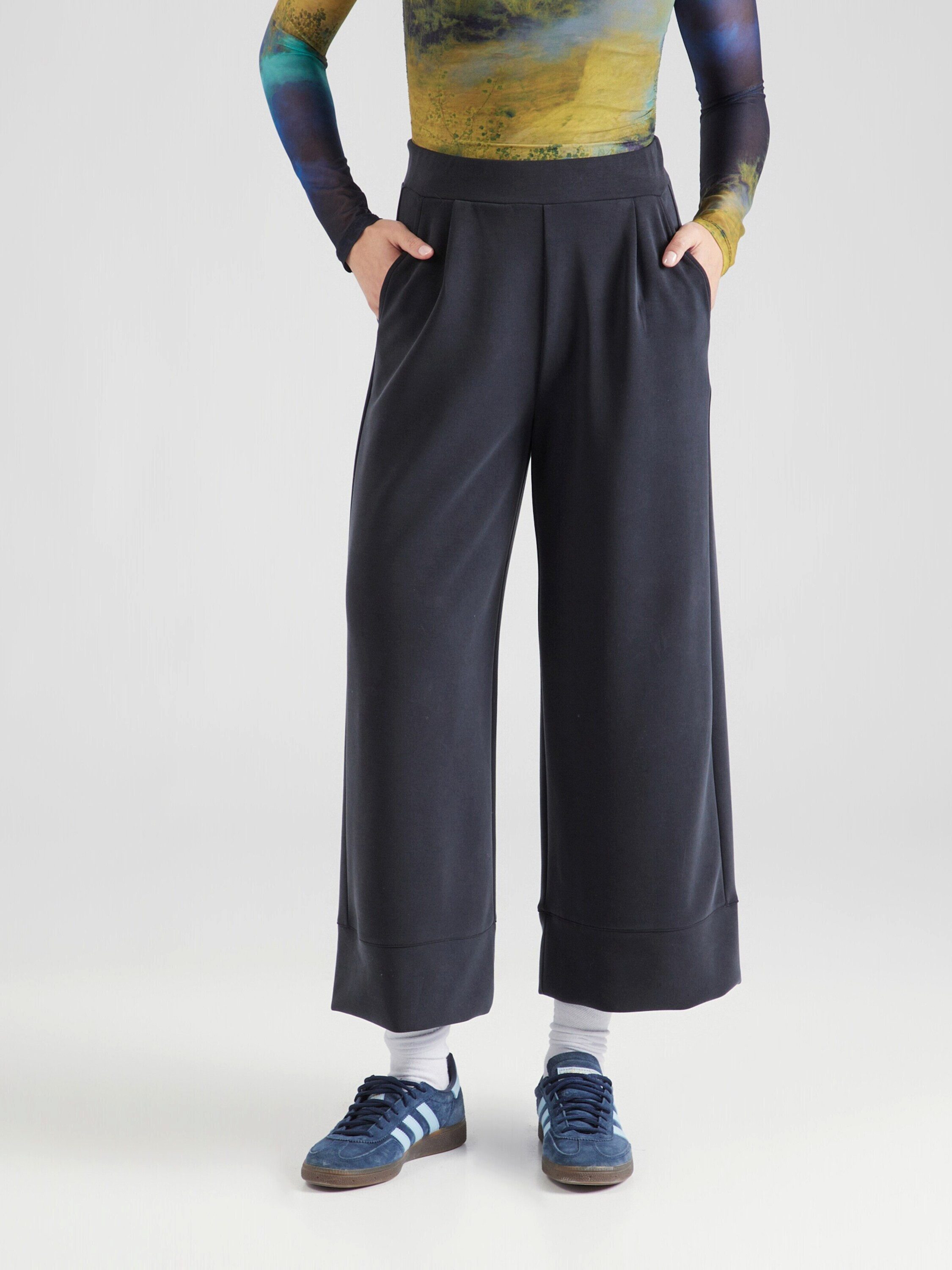 RICHROYAL Bundfaltenhose (1-tlg) Falten