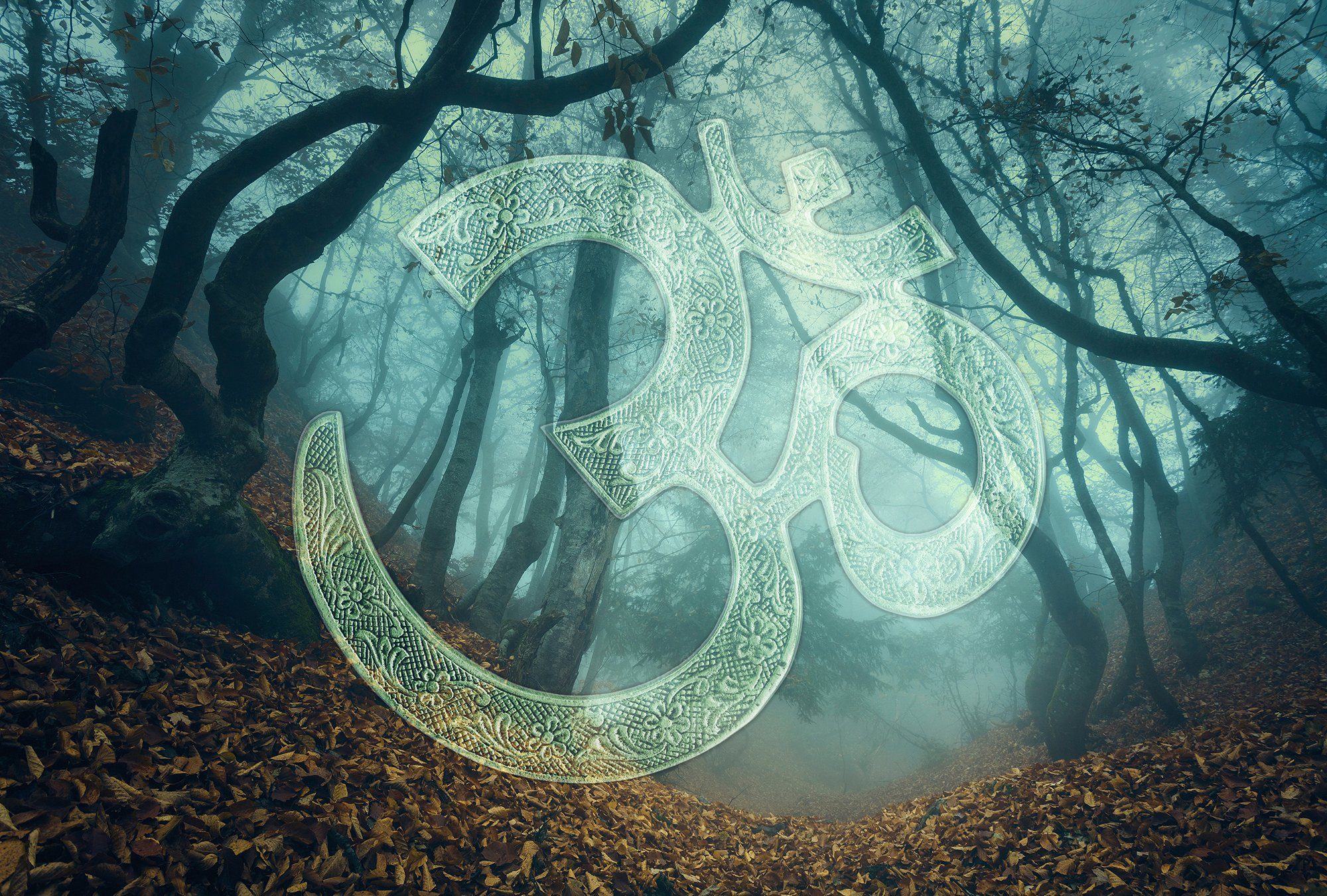 Architects Paper Fototapete Atelier 47 Symbol Forest 1, glatt, Wald, (4 St), Vlies, Wand, Schräge, Decke