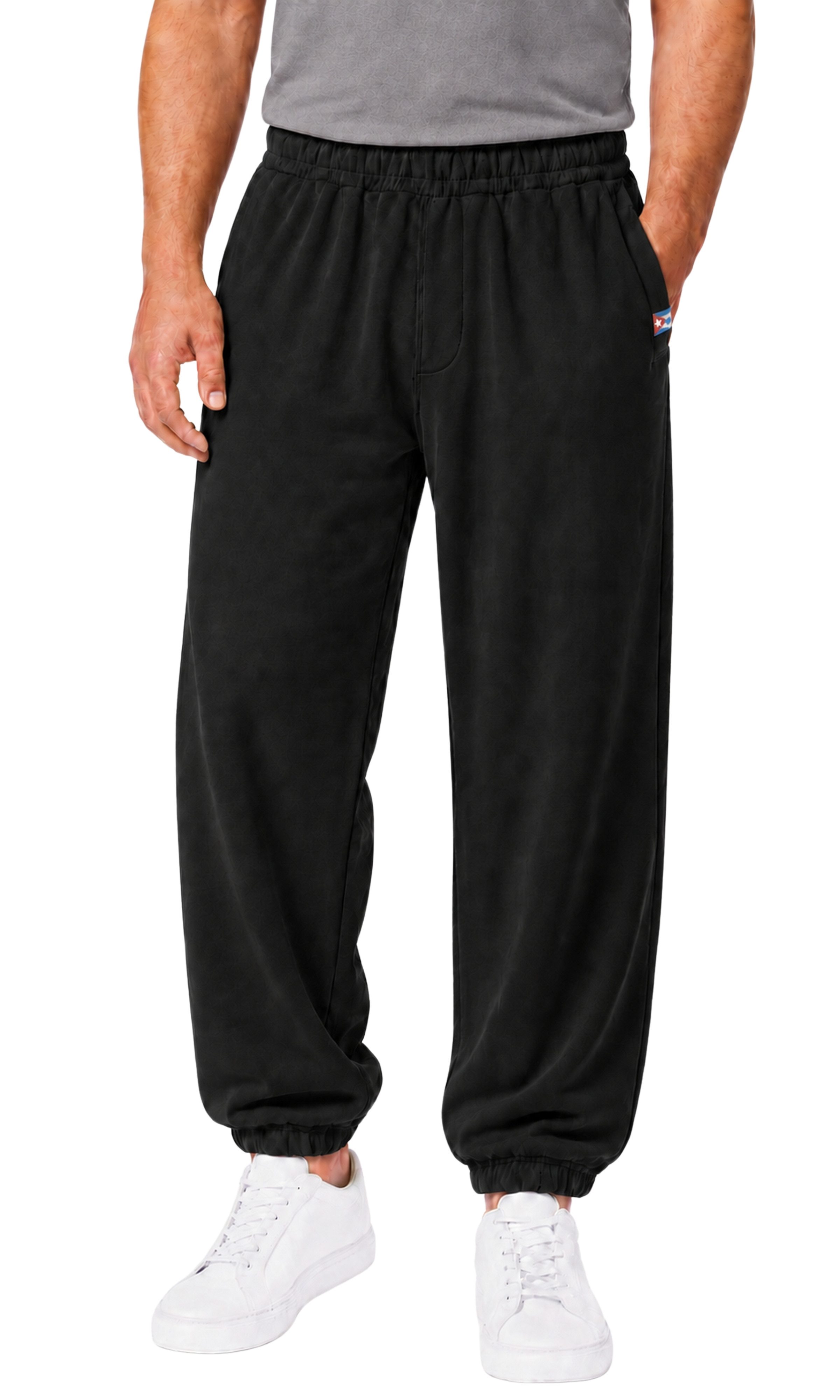 CUBAIANS Jogginghose Caonao Herren Jogginghose Baggy Pant Hose Freizeit Loose Fit