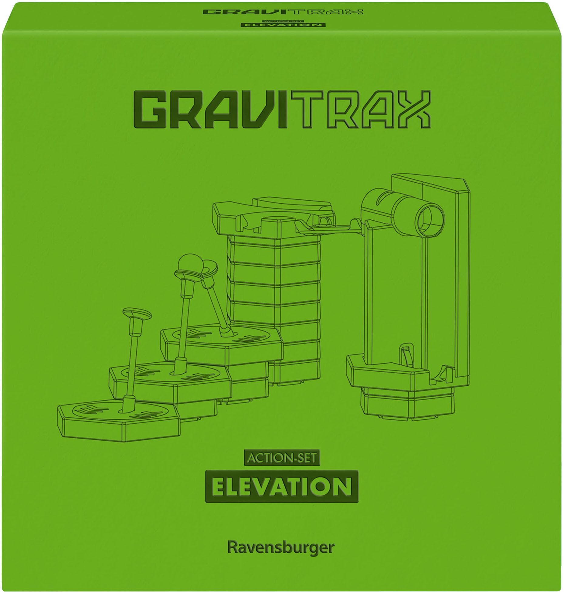 Ravensburger Kugelbahn-Bausatz GraviTrax Action-Set Elevation, Made in Europe