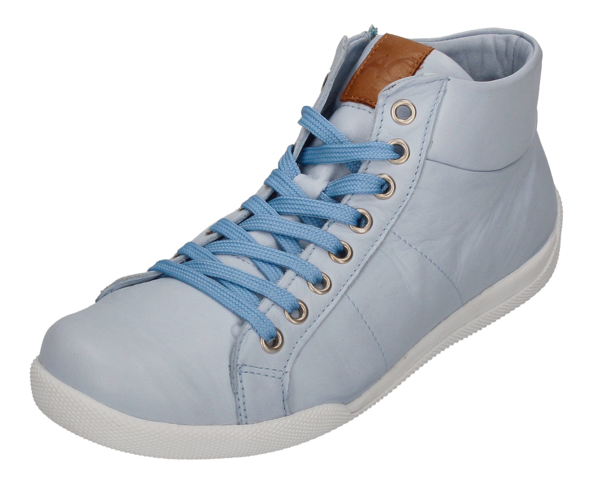 Andrea Conti 0343619-1047 Sneaker Pastellblau Brandy