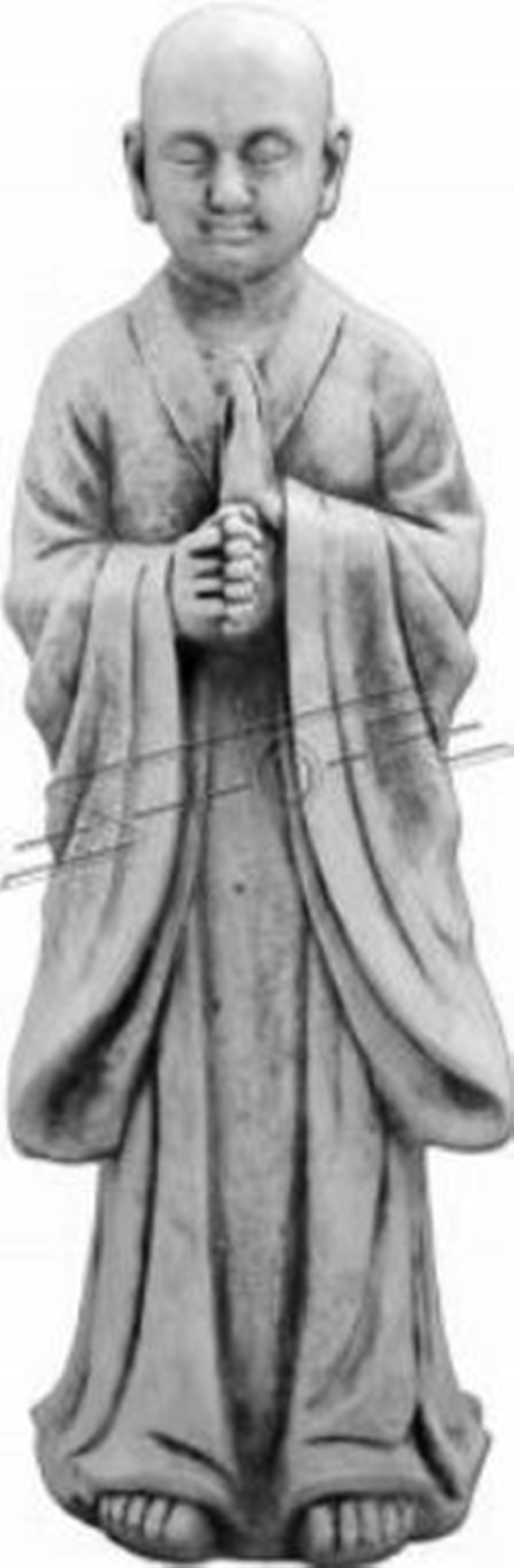 JVmoebel Skulptur Buddha Skulptur in Große Garten Skulptur Steinoptik. für