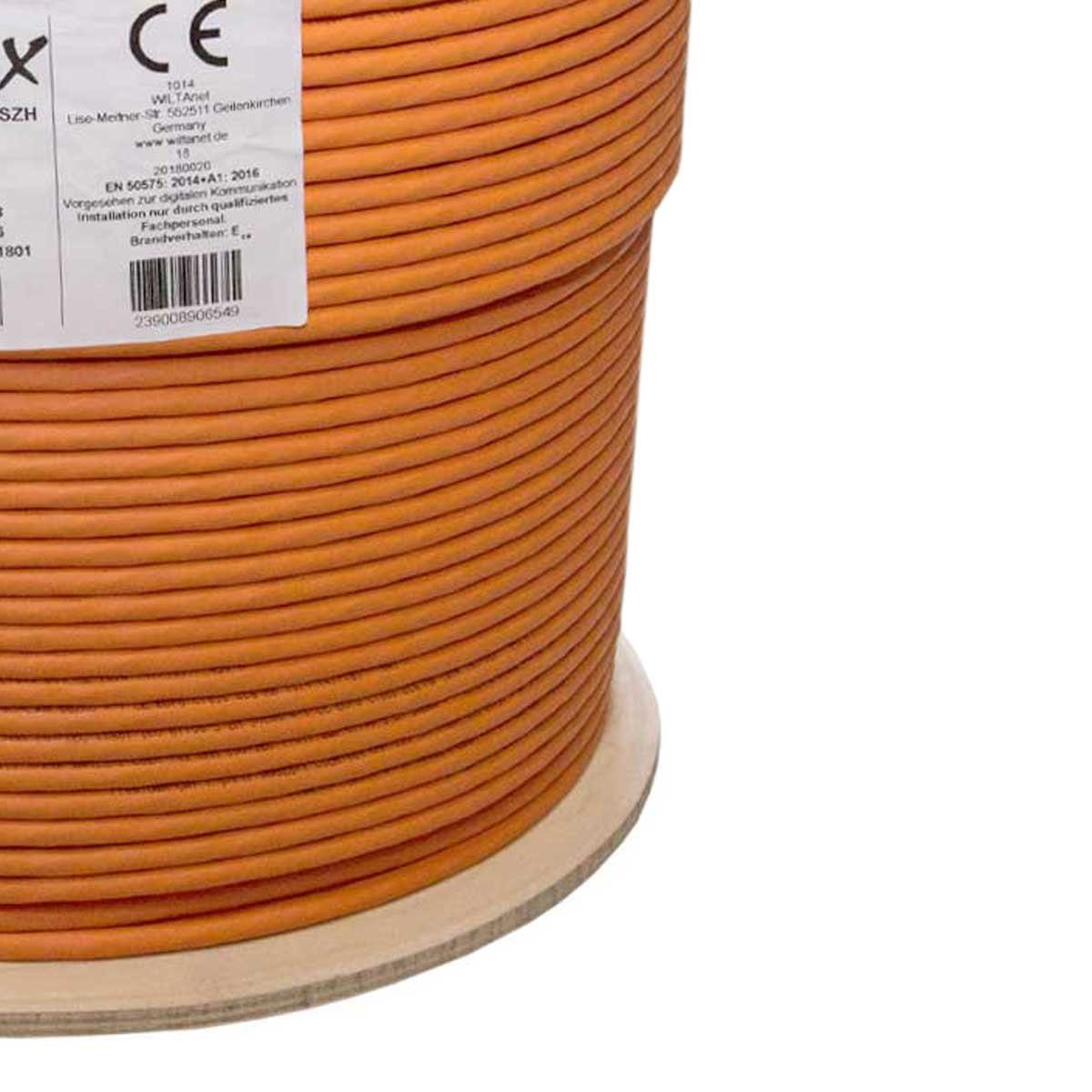 PremiumX 500m CAT 7 Netzwerkkabel Simplex LAN Kabel Ethernet Datenkabel Computer-Kabel – Bild 3 von 5