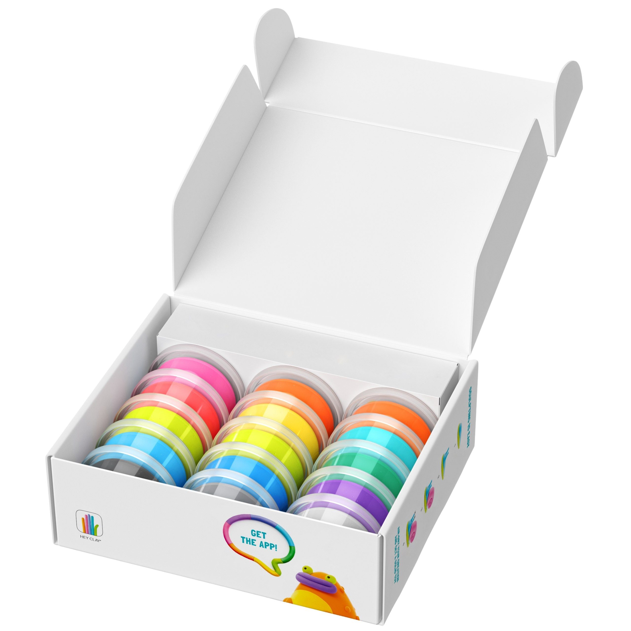 Hey Clay Modelliermasse Hey Clay Exotische Tiere, Spielknete, Modelliermasse 15 Farben