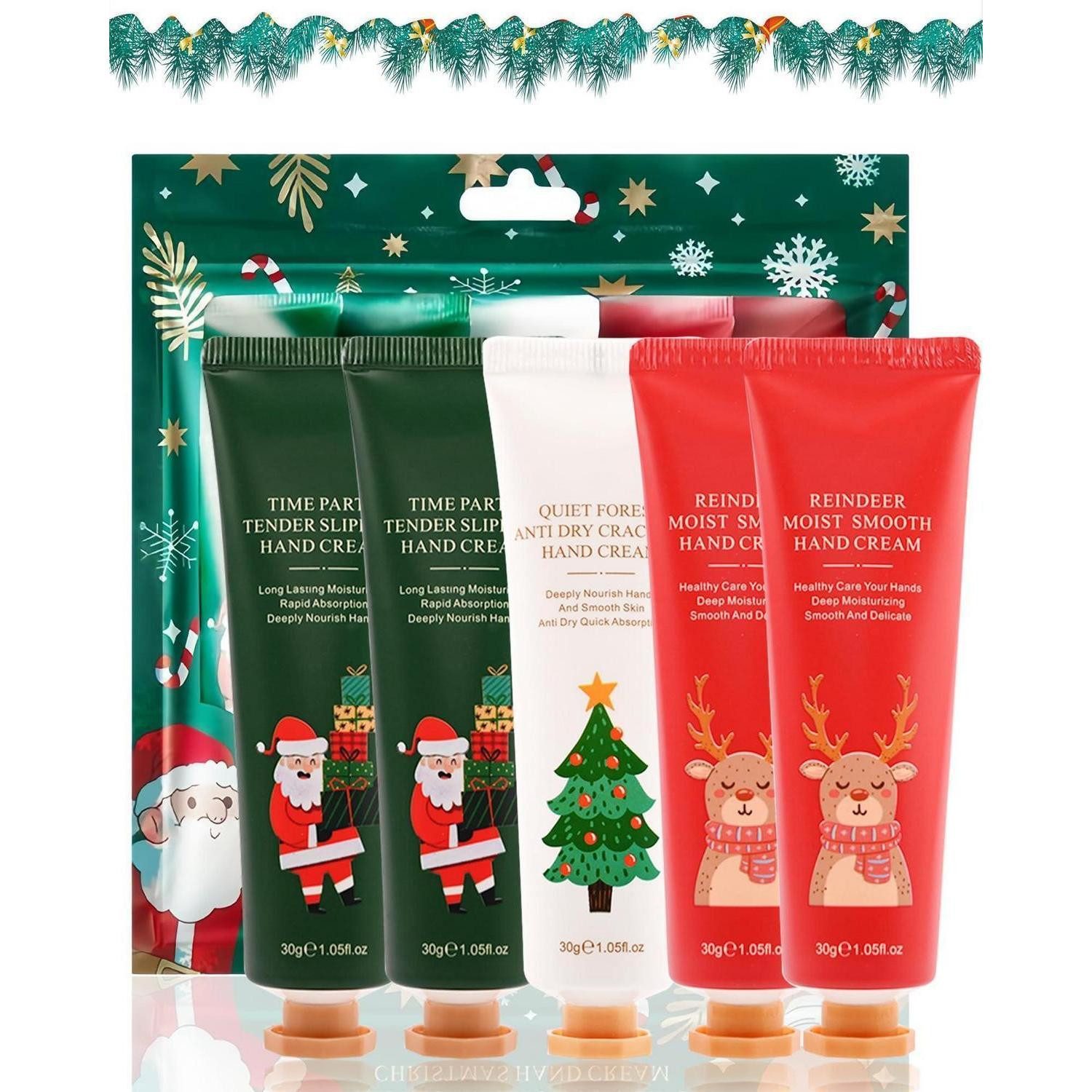 LuxusKollektion Handcreme Handcreme Weihnachts-Geschenkset 5er Mini