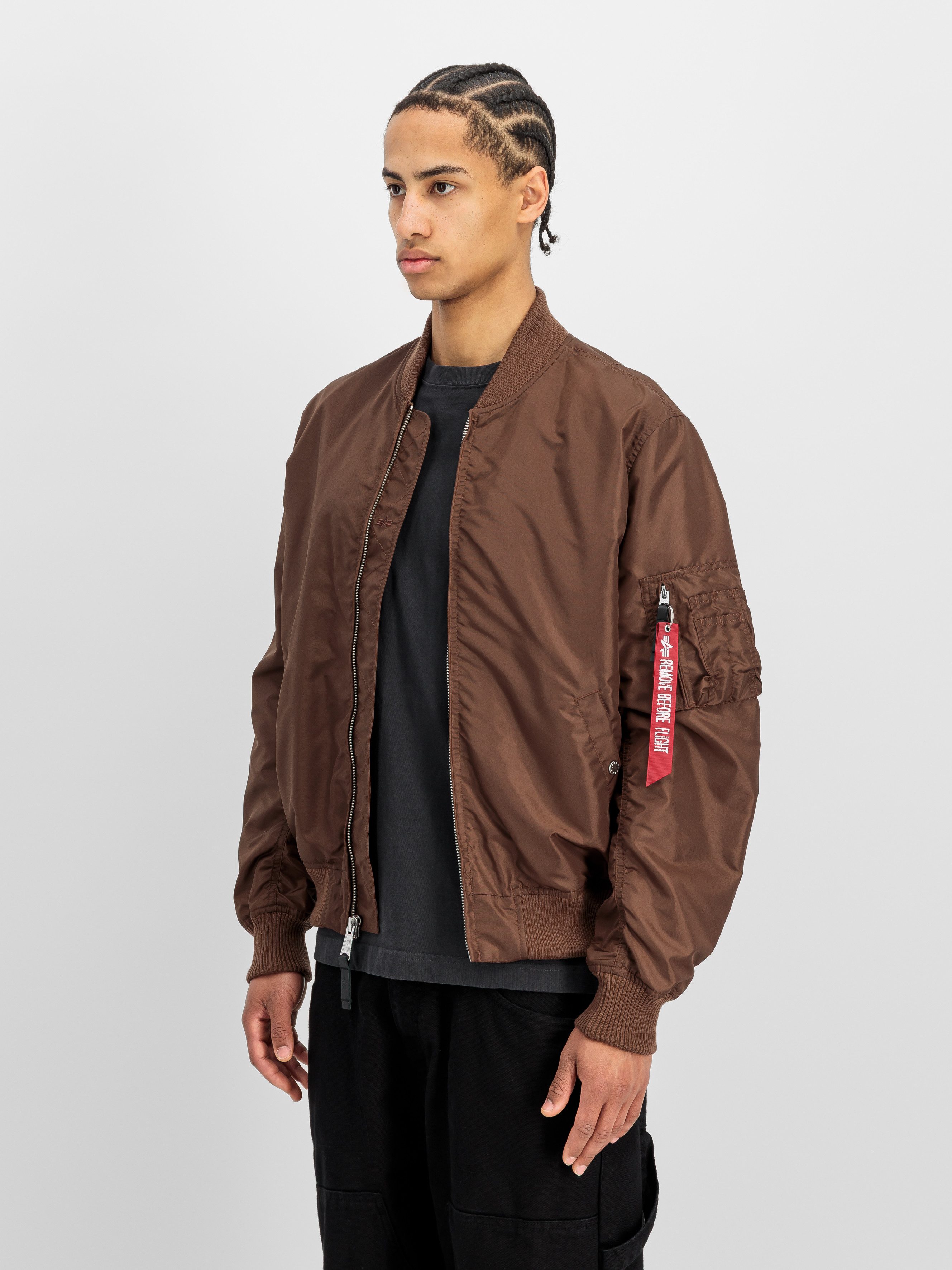 Alpha Industries Bomberjacke MA-1 TT Kunstfaser, slim fit