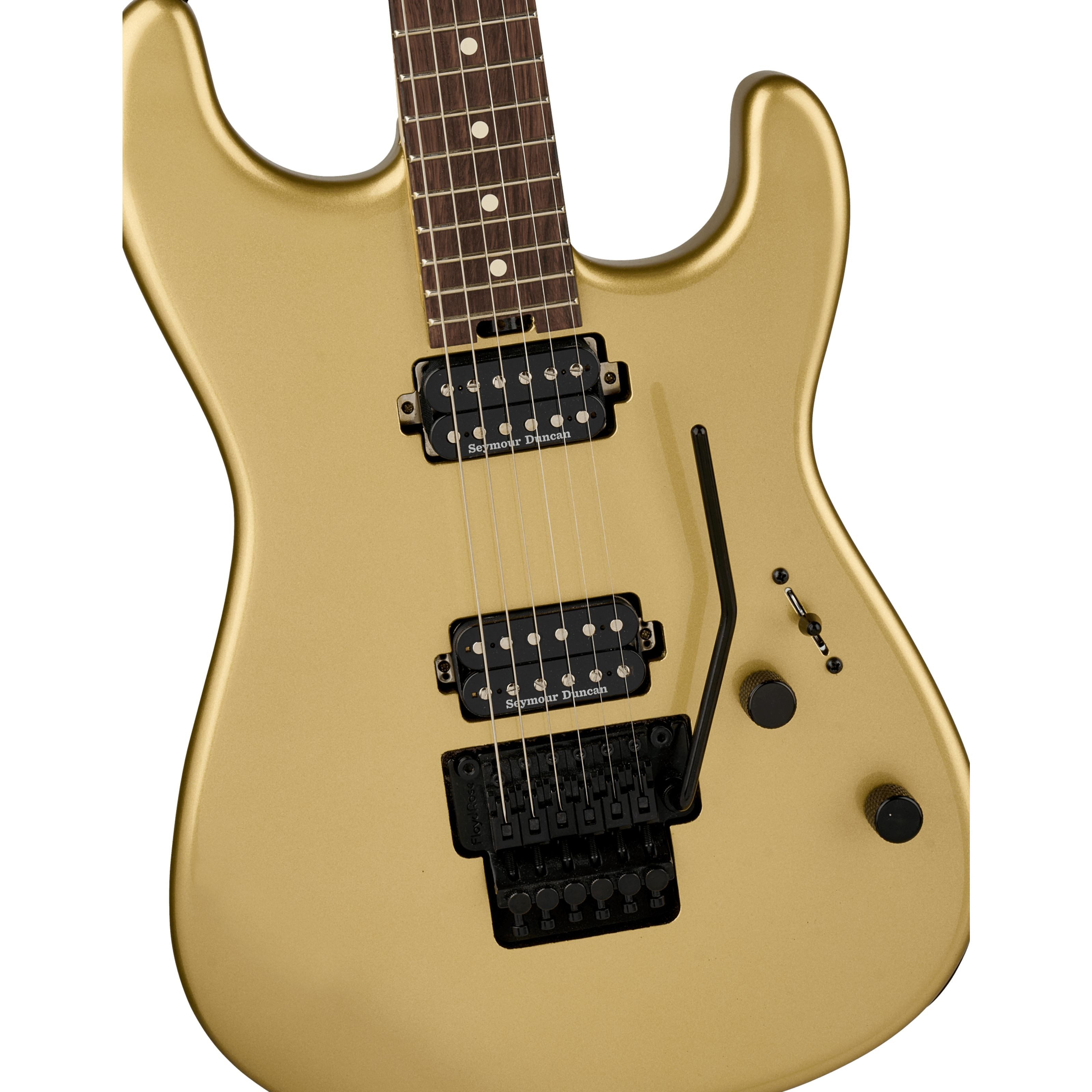 Charvel E-Gitarre, E-Gitarren, ST-Modelle, Pro-Mod San Dimas Style 1 HH FR RW Pharaohs Gold - E-Gitarre