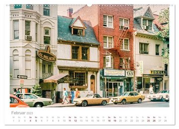 CALVENDO Wandkalender New York in 1975 (Premium, hochwertiger DIN A2 Wandkalender 2023, Kunstdruck in Hochglanz)