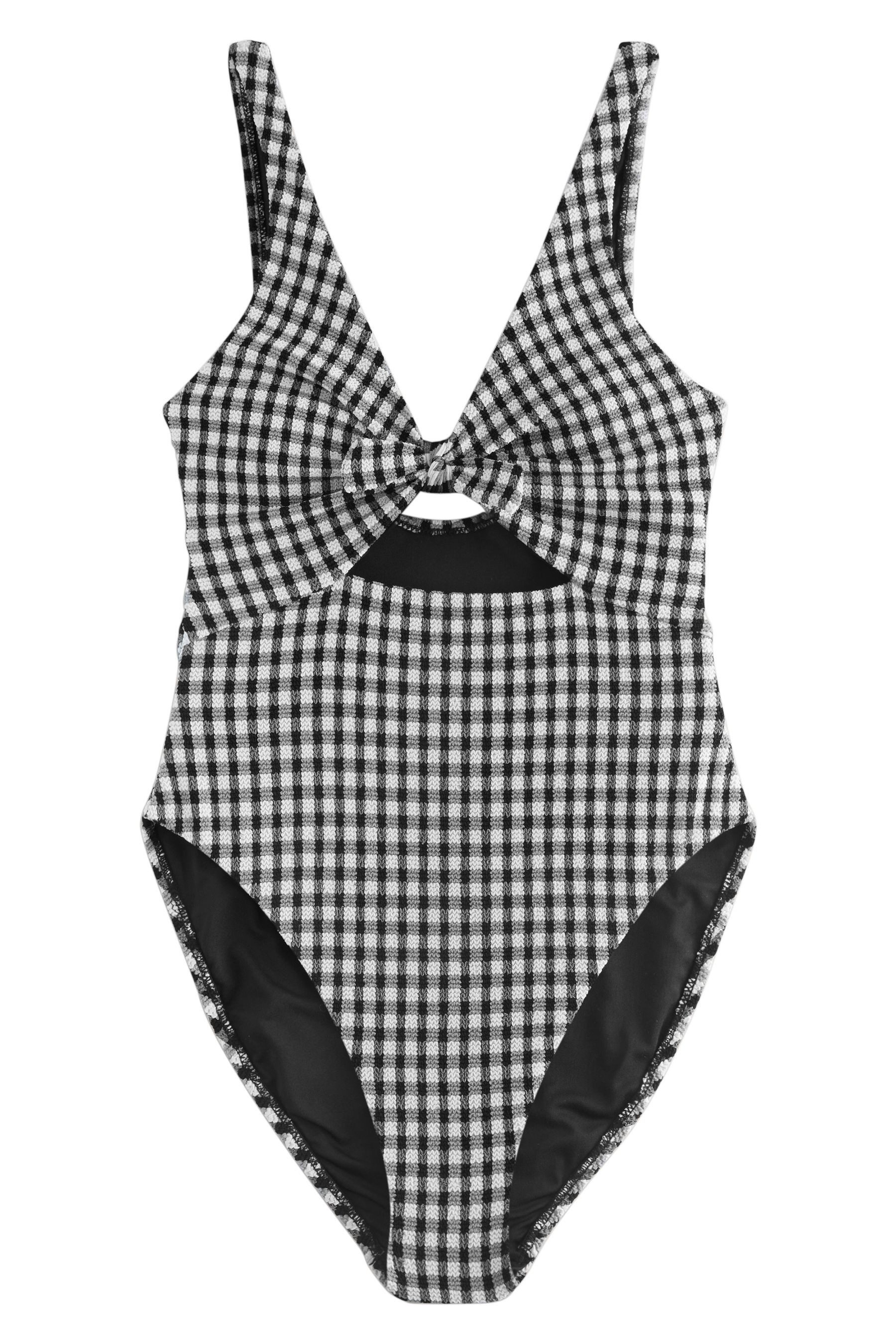 Next Badeanzug Bauchformender Dekolleté-Badeanzug (1-St) günstig online kaufen