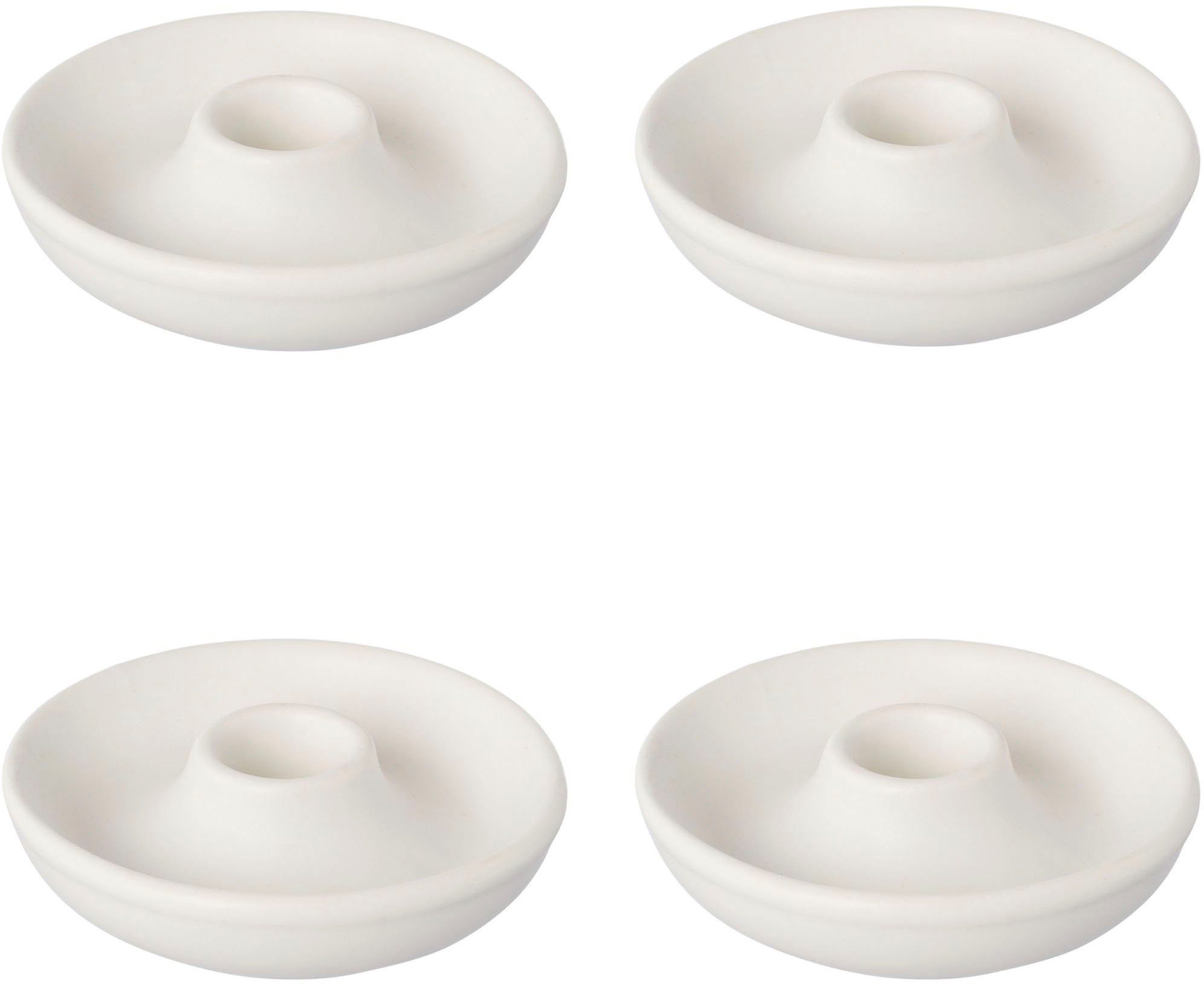 andas Kerzenhalter Stabkerzenhalter Adalena (Set, 4 St), aus Porzellan, im günstig online kaufen