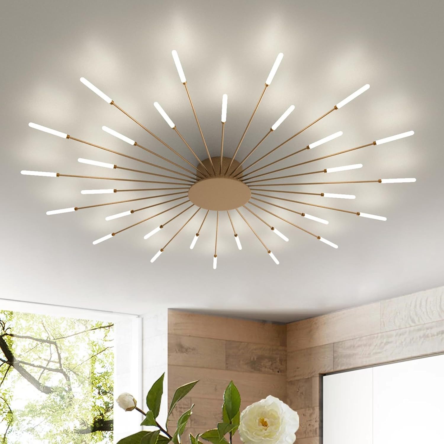 RRBEST Deckenleuchte LED Deckenleuchte Wohnzimmer, Moderne Minimalistische Deckenlampe, Moderne Minimalistische Deckenlampe für Wohnzimmer, Schlafzimmer