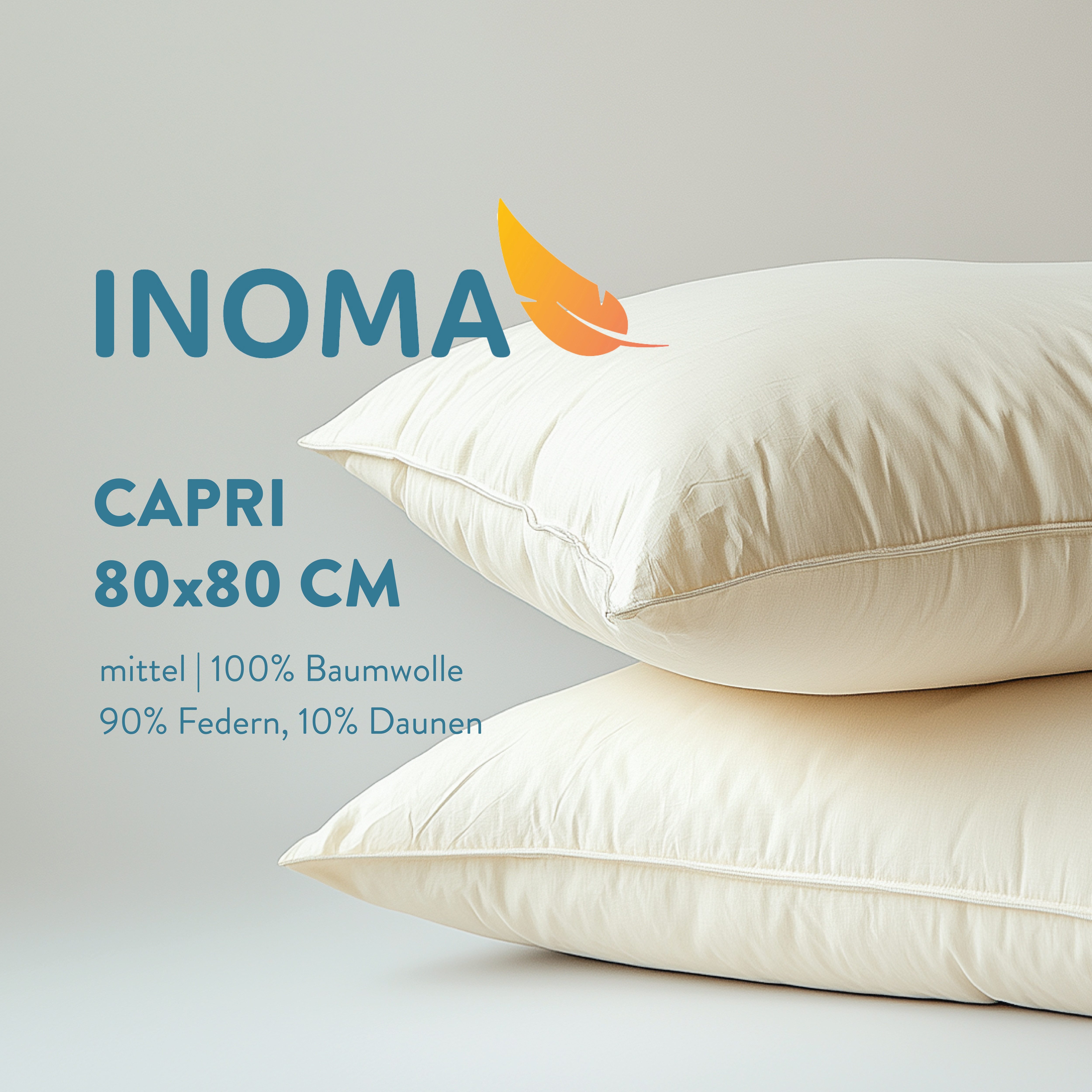 INOMA Federkopfkissen INOMA Wellness-Kissen CAPRI – günstig online kaufen