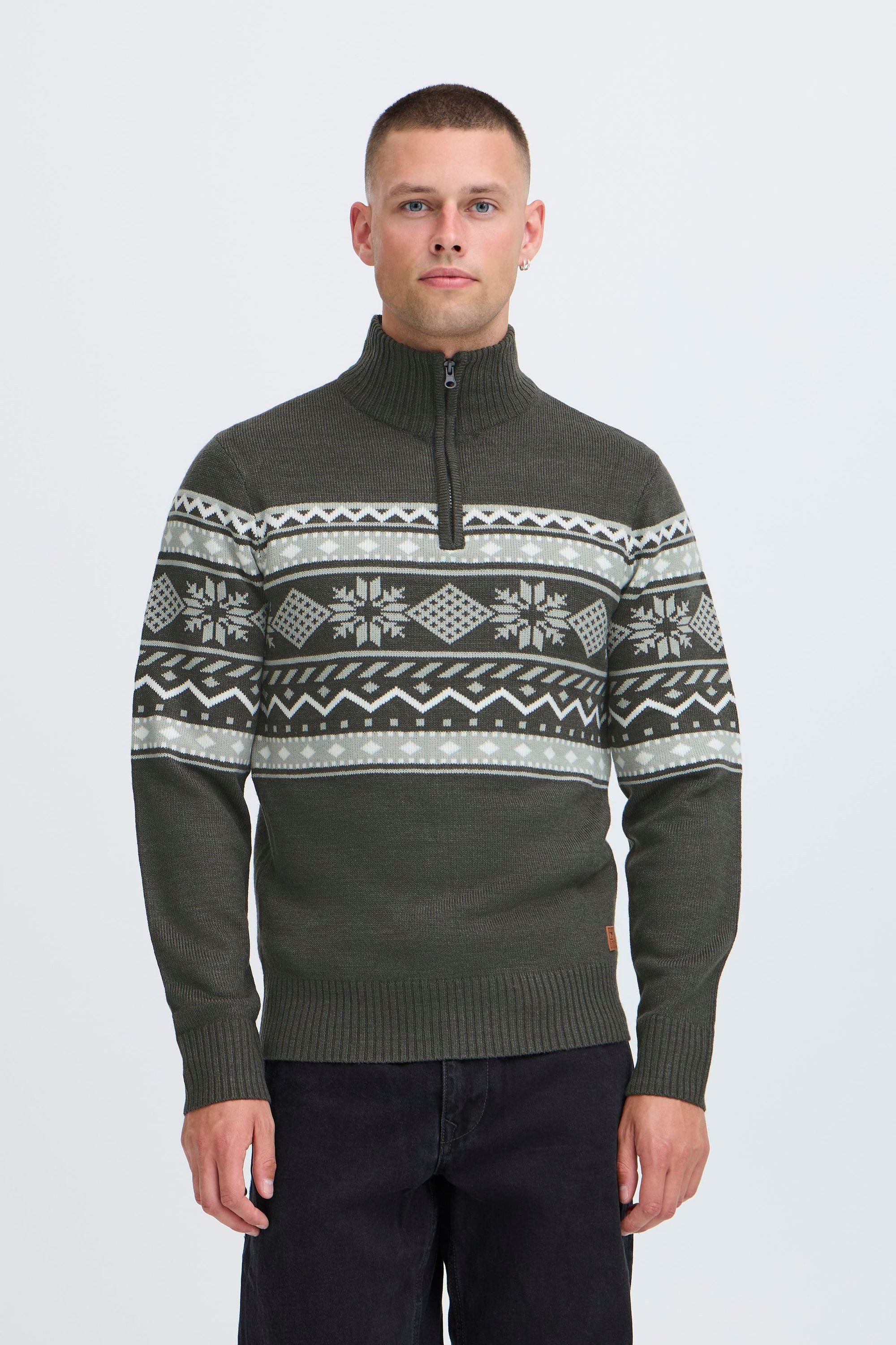 Blend Troyer BHNolan Klassischer Troyer mit Norweger-Muster günstig online kaufen