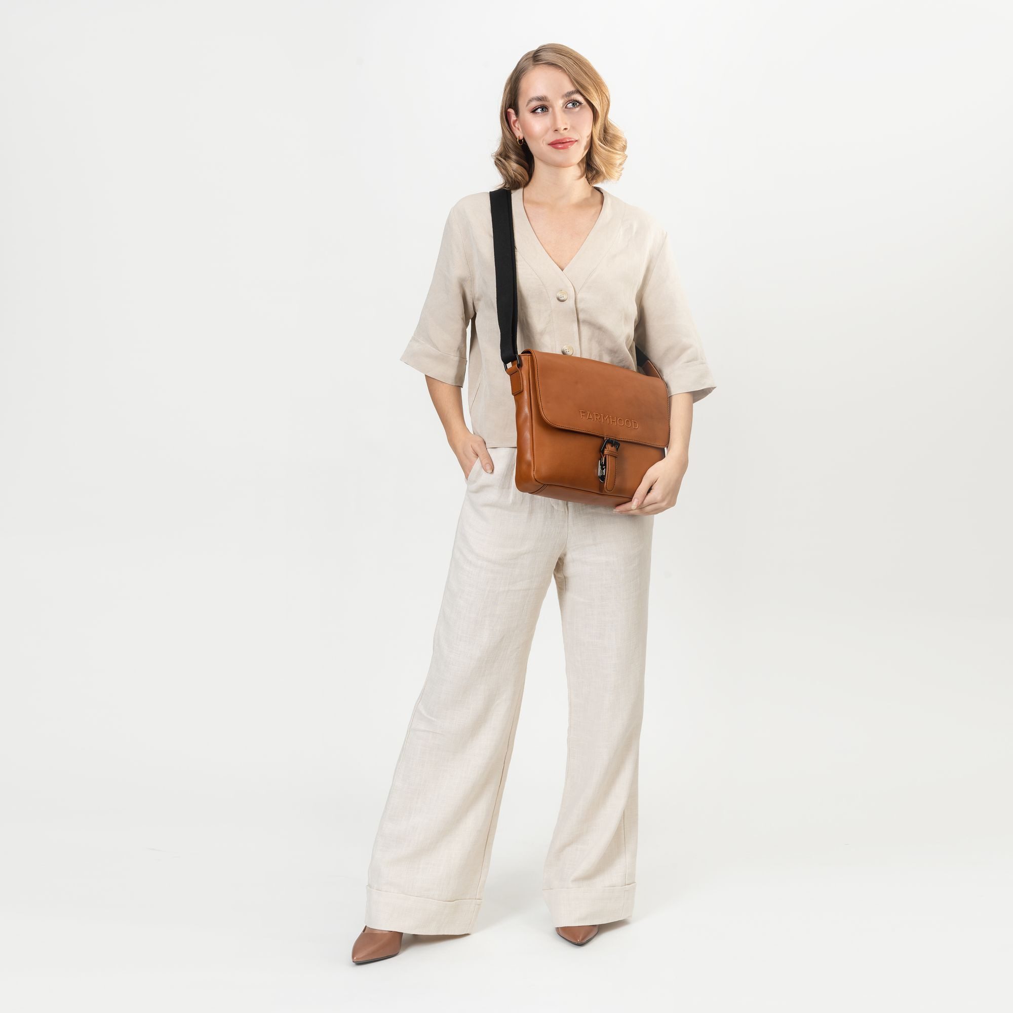 Farmhood Aktentasche Memphis, Leder günstig online kaufen