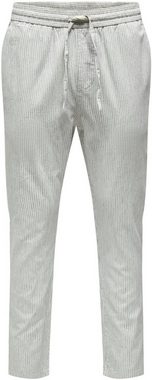 ONLY & SONS Stoffhose ONSLINUS CROP LIFE 0006 LIN MIX PNT NOOS