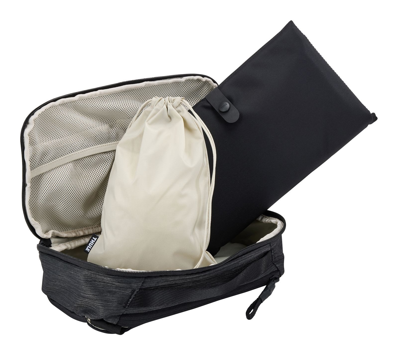 Wickeltaschen-Rucksack Groß – 15 Taschen, Isoliert, USB-Anschluss, Unisex-Design In Grau Meliert
