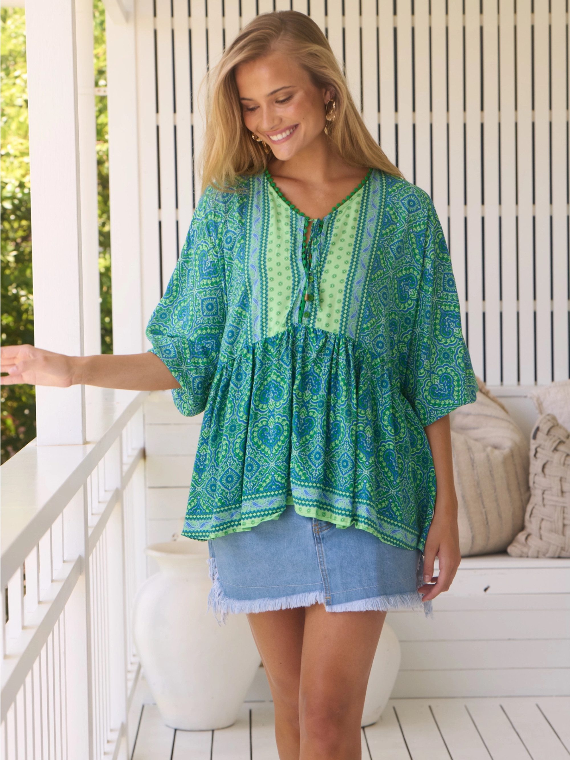 ANNIS Fashion & Accessoires Tunika "SOLEA" v. Jaase (1-tlg) NEU, Viskose, B günstig online kaufen