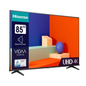 Hisense 85A6K LED-Fernseher (217,00 cm/85 Zoll, Smart TV, Game Mode Plus, Fernbedienung mit Sprachfunktion, VIDAA U6)