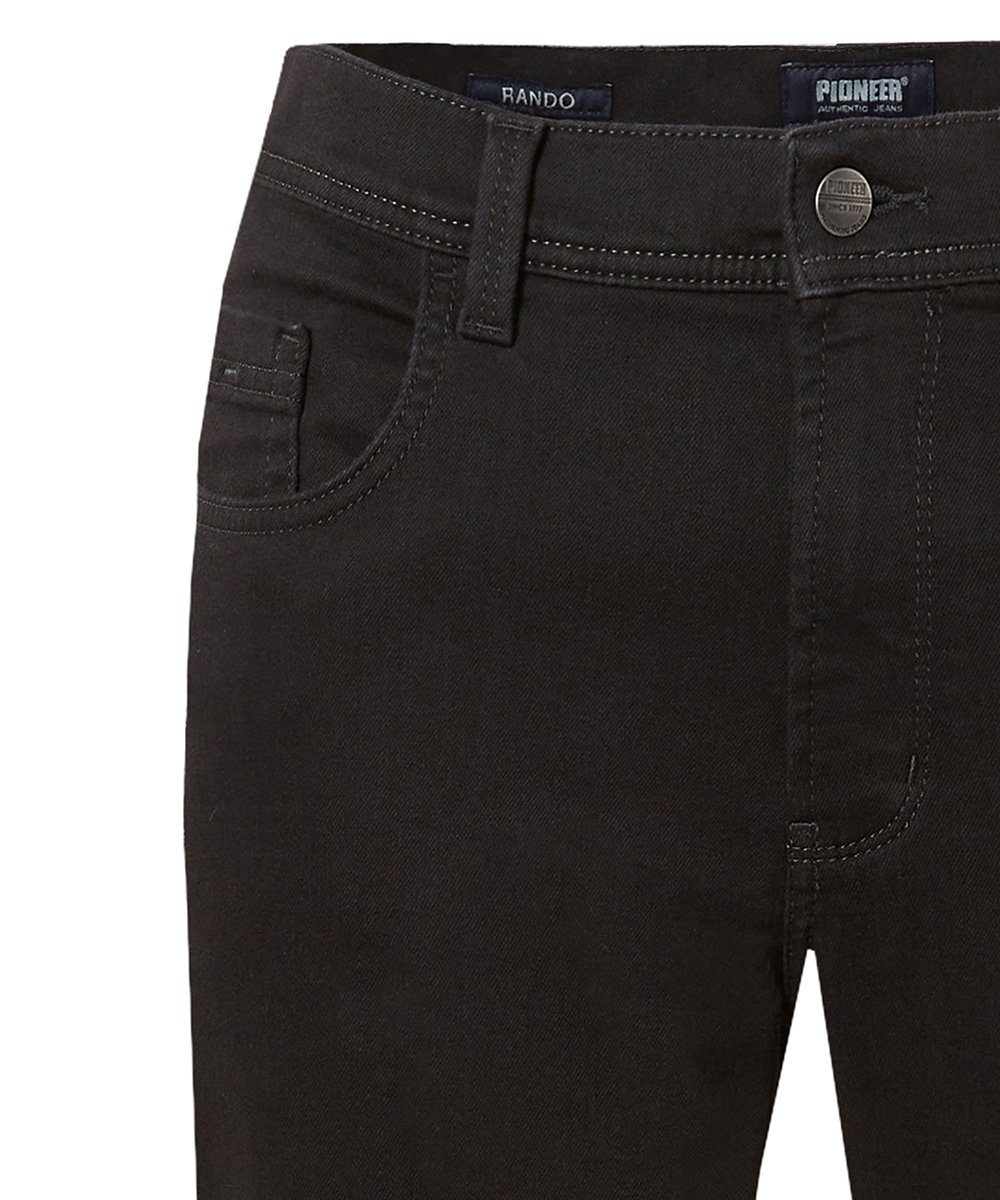 (1-tlg) Herren Pioneer Rando Pioneer Jeans - schwarz Authentic Thermojeans 5-Pocket-Jeans