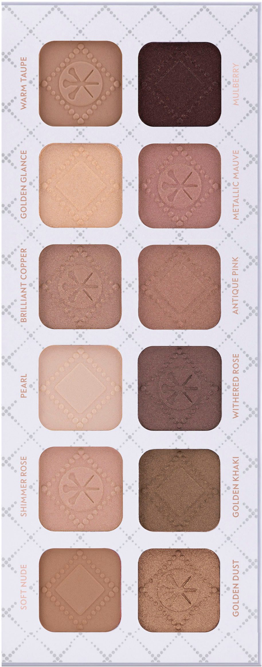 Luvia Cosmetics Lidschatten-Palette Forever Matt Shades Vol.1, Vegane Lidschatten-Palette