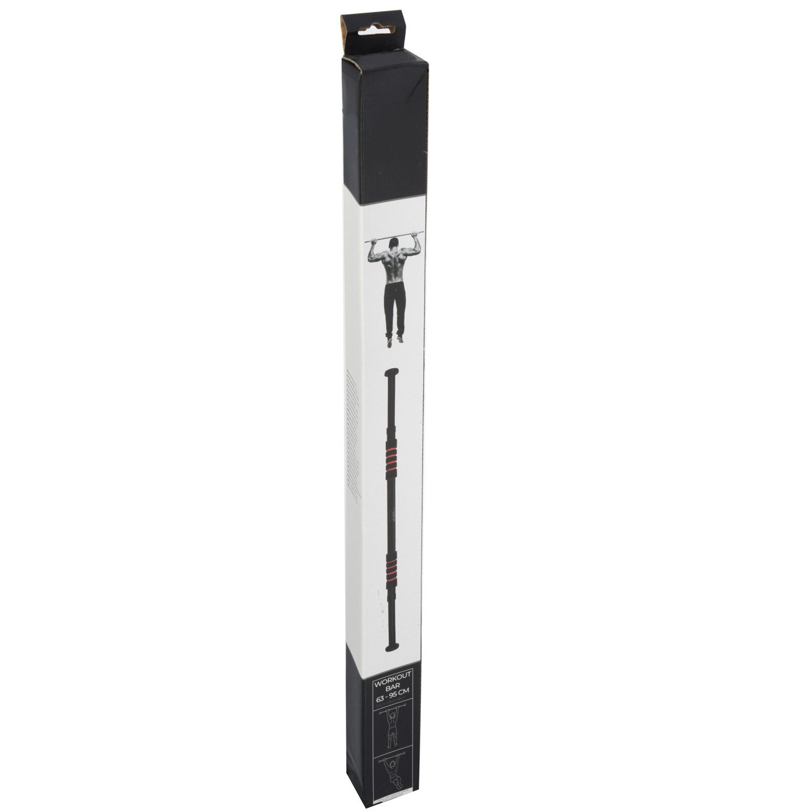 HAC24 Klimmzugstange Reckstange Tür Klimmzug Stange, für Türrahmen 63-95 cm ohne Bohren belastbar bis 100 kg – Bild 4 von 4