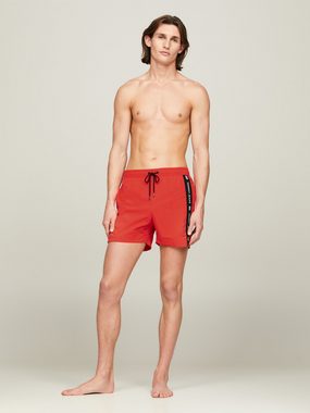 Tommy Hilfiger Swimwear Badeshorts SF MEDIUM DRAWSTRING SIDE TAPE mit Logo-Tapes