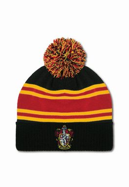 LOGOSHIRT Strickmütze Harry Potter - Gryffindor mit lizenzierter Stickerei