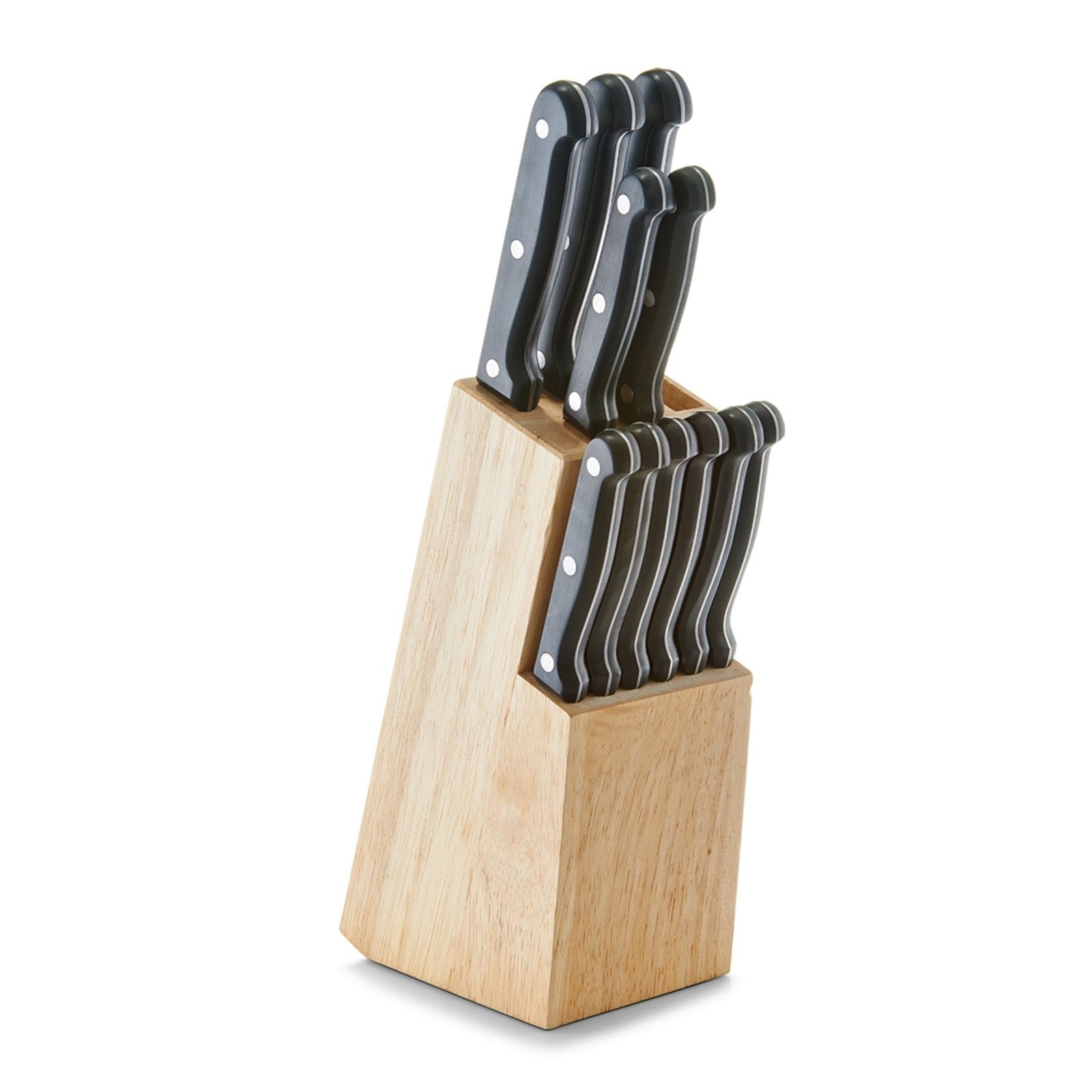 Messerblock Messerblock-Set, 13-teilig Gummibaum