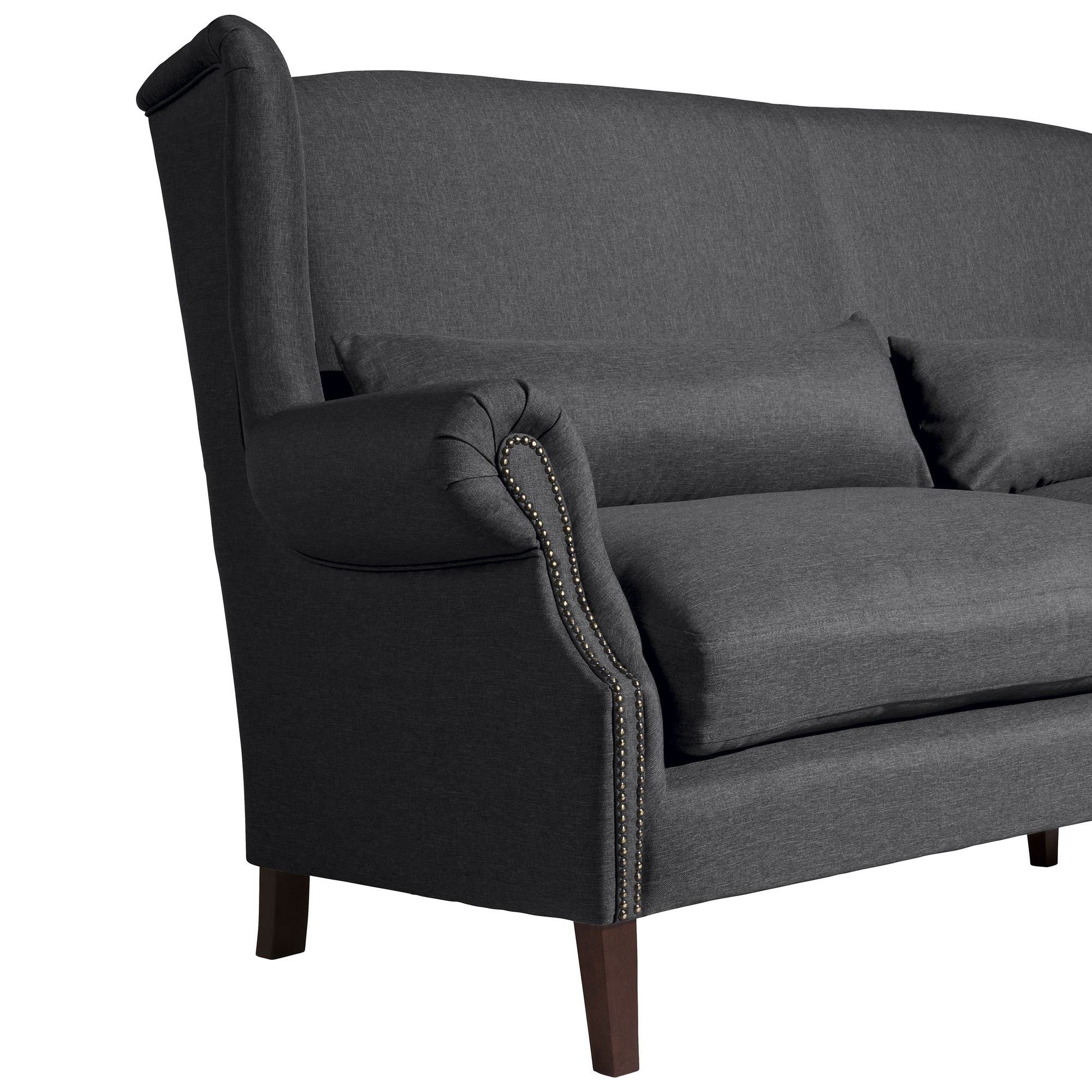 Sparpreis Sitz Sofa inkl. Bezug Flachgewebe, Kessel Kandy Teile, 58 verarbeitet,bequemer aufm 1 Sofa Kostenlosem (2-geteilt) 3-Sitzer Versand hochwertig