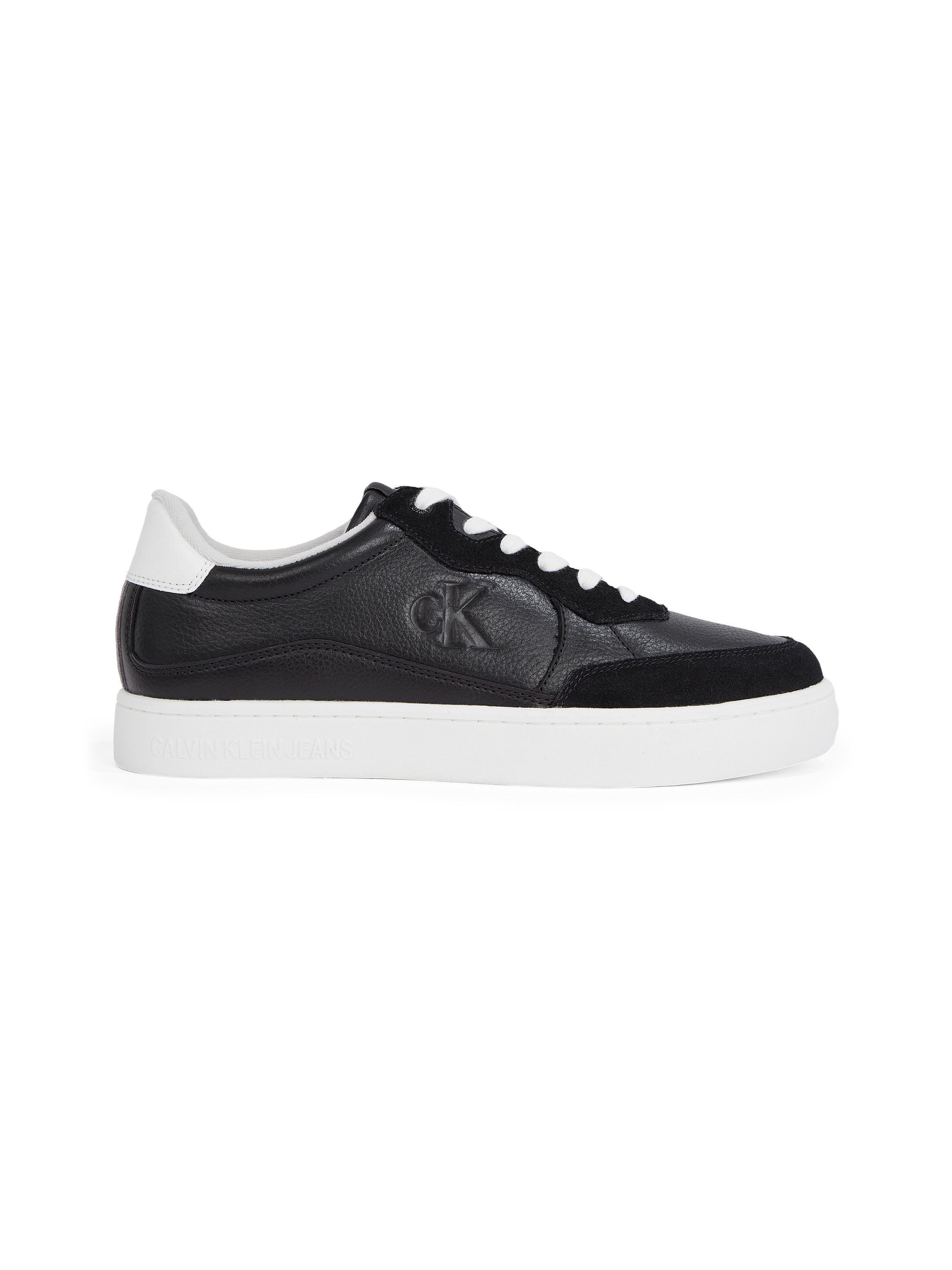 Calvin Klein Jeans CLASSIC CUPSOLE MG WMM Plateausneaker, Freizeitschuh, Halbschuh, Schnürschuh mit seitlichem CK-Logo