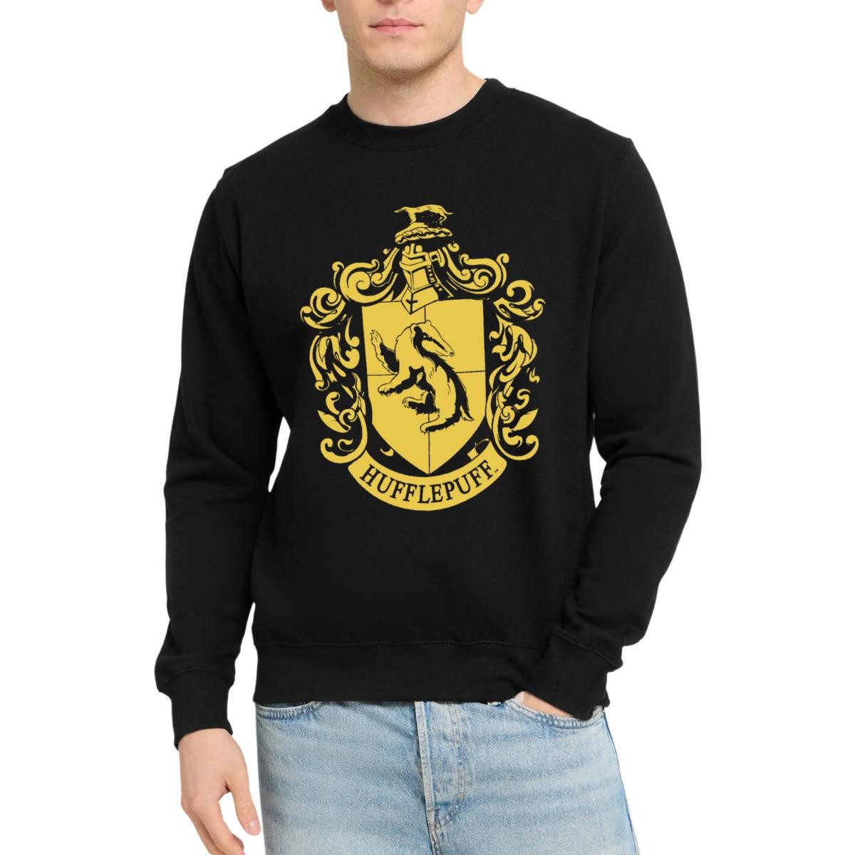 Spreadshirt Sweatshirt Harry Potter Hufflepuff Wappen Unisex Pullover (1-tlg)