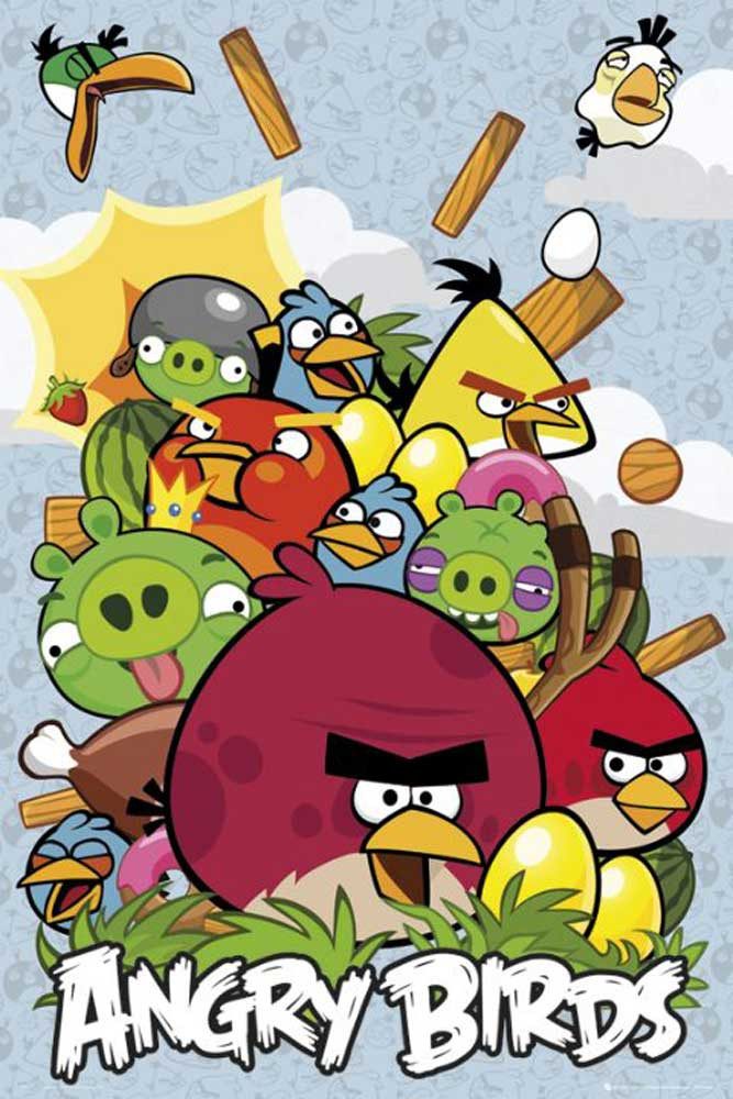 Poster Angry Birds - Poster - Collage