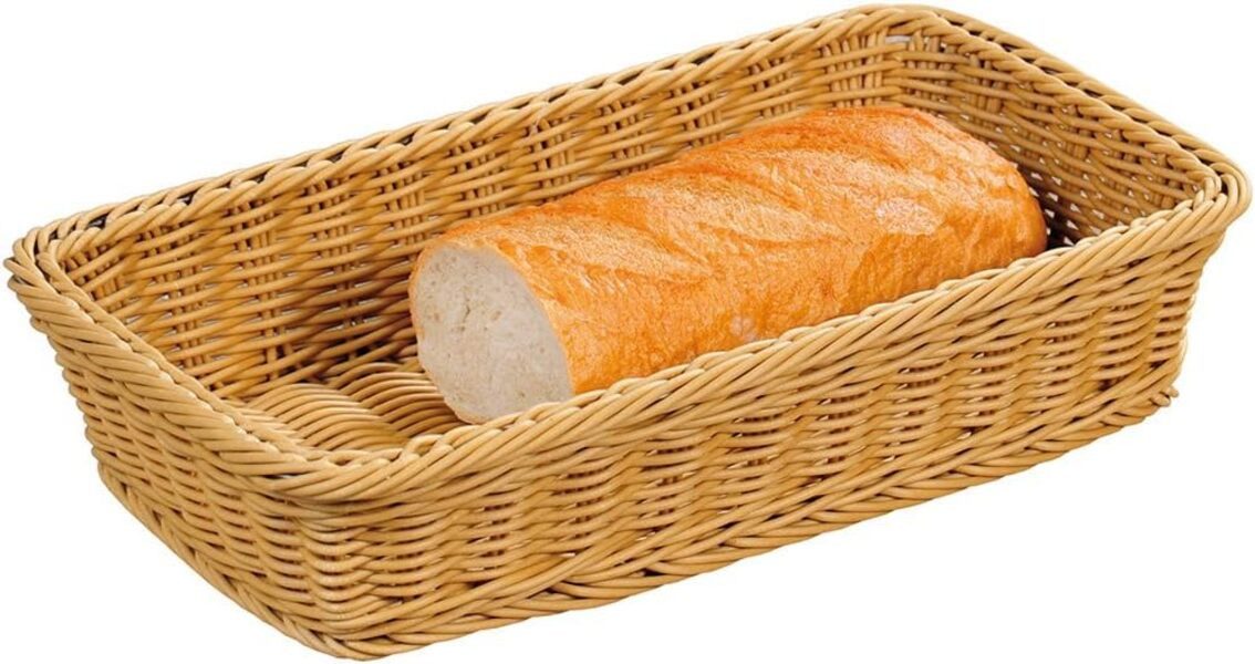 KESPER® Brotkorb Brot und Obstkorb, 35 x 20 x 7,5 cm, braun, (1-tlg)