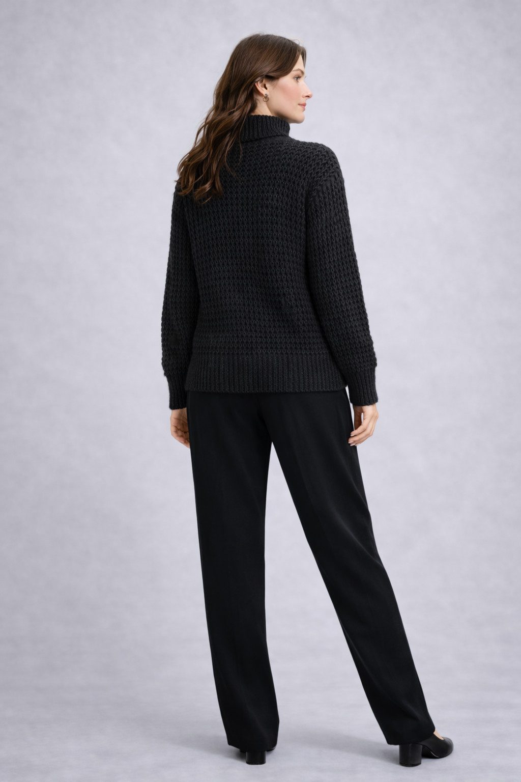 ITALY VIBES Strickpullover - Grobstrickpullover - Pullover Damen - Wollstrickpullover