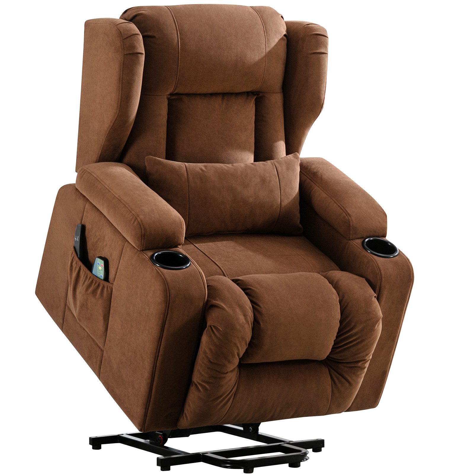 COMHOMA Relaxsessel Relaxsessel Aufstehhilfe Massagesessel mit Stoffoberfläche, mit Relaxfunktion