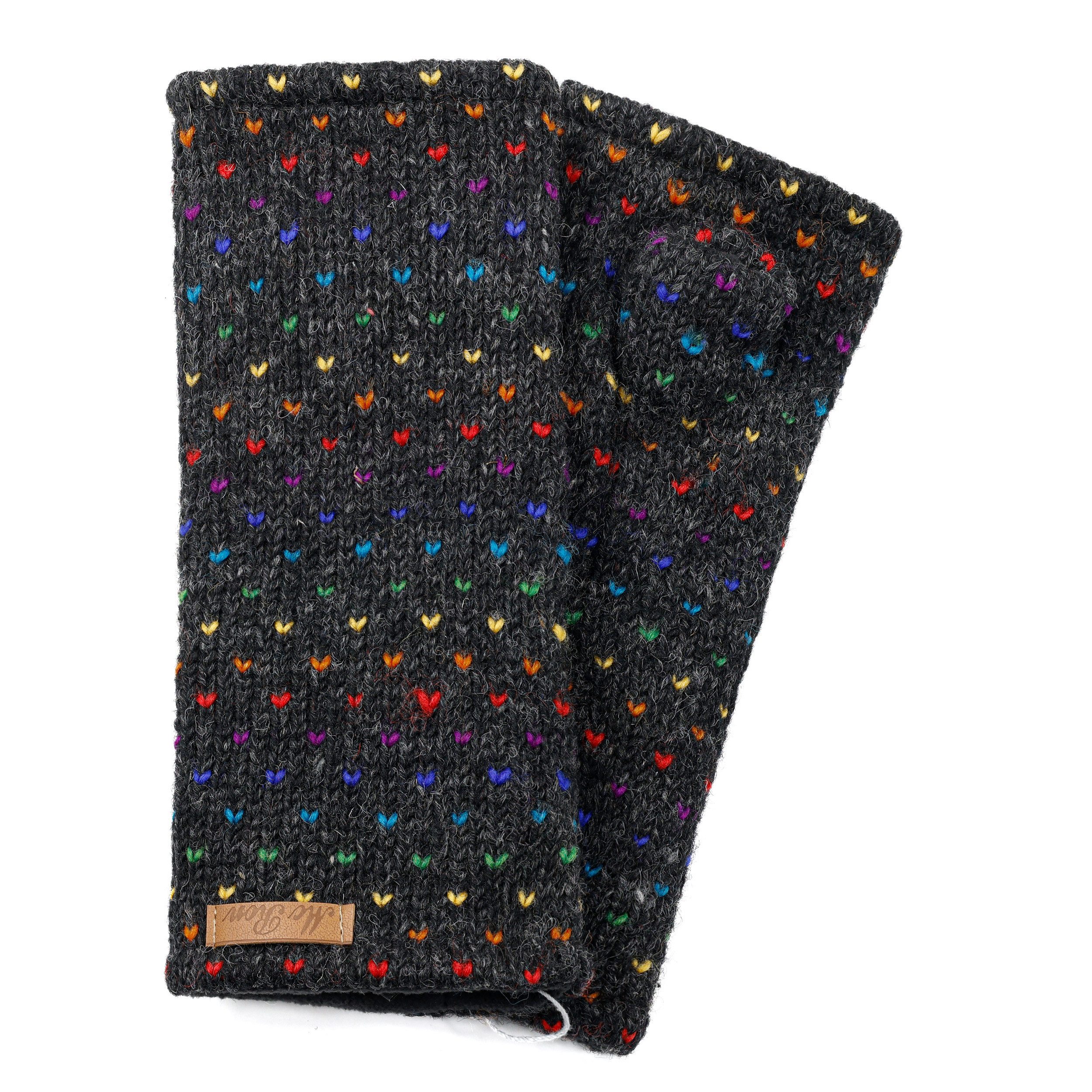 McRon Armstulpen Pulswärmer Modell Ines Regenbogen Mit Daumen, mit hohem Sc günstig online kaufen