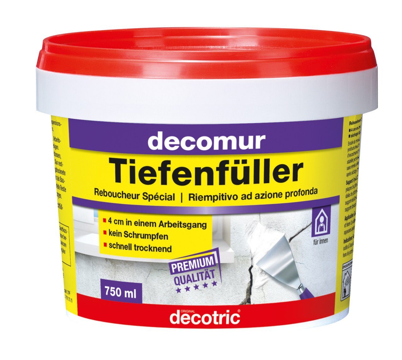 decotric® Spachtelmasse Decotric Decomur Tiefenfüller 750 günstig online kaufen