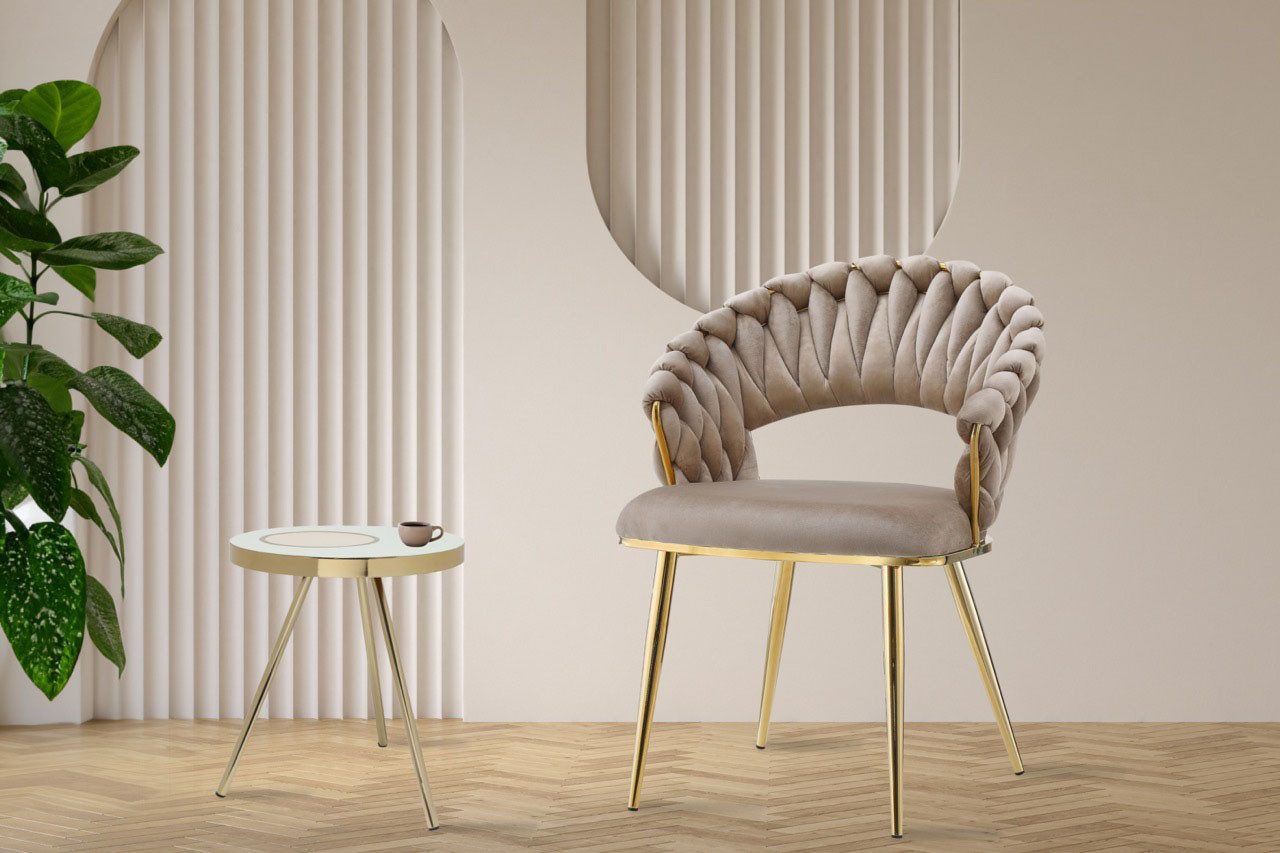 Kayoom Polsterstuhl Stuhl Finesse 125 2er-Set, günstig online kaufen