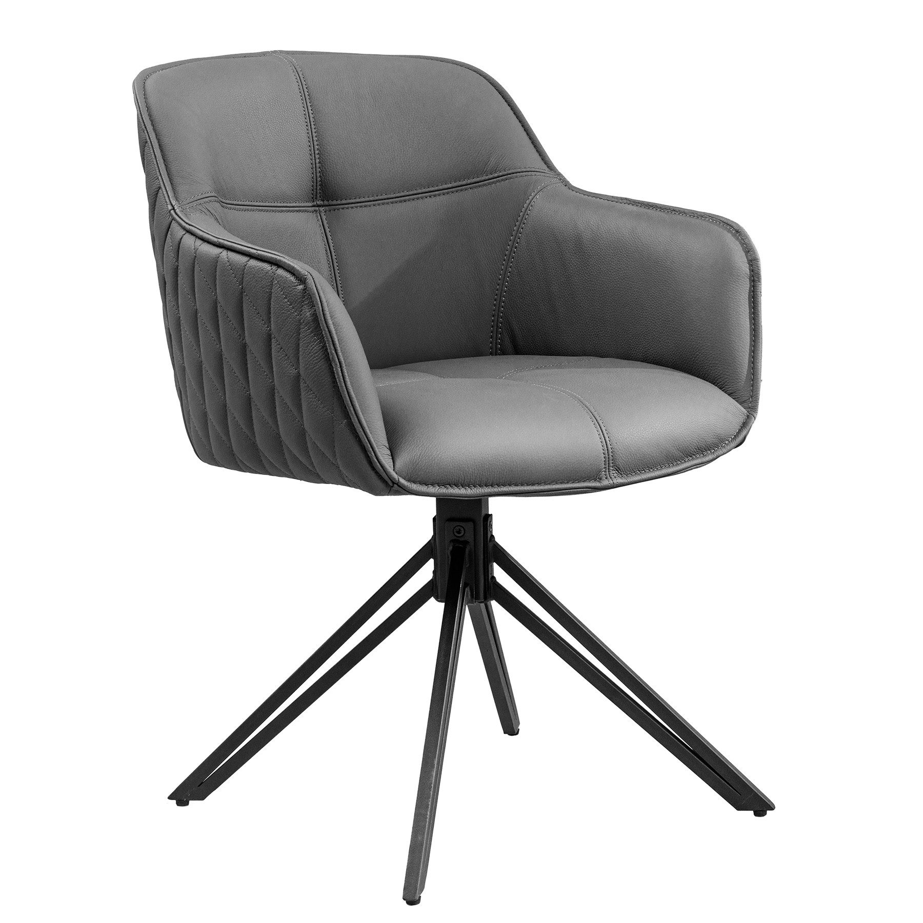 riess-ambiente Polsterstuhl EUPHORIA grau / schwarz (Einzelartikel, 1 St), günstig online kaufen