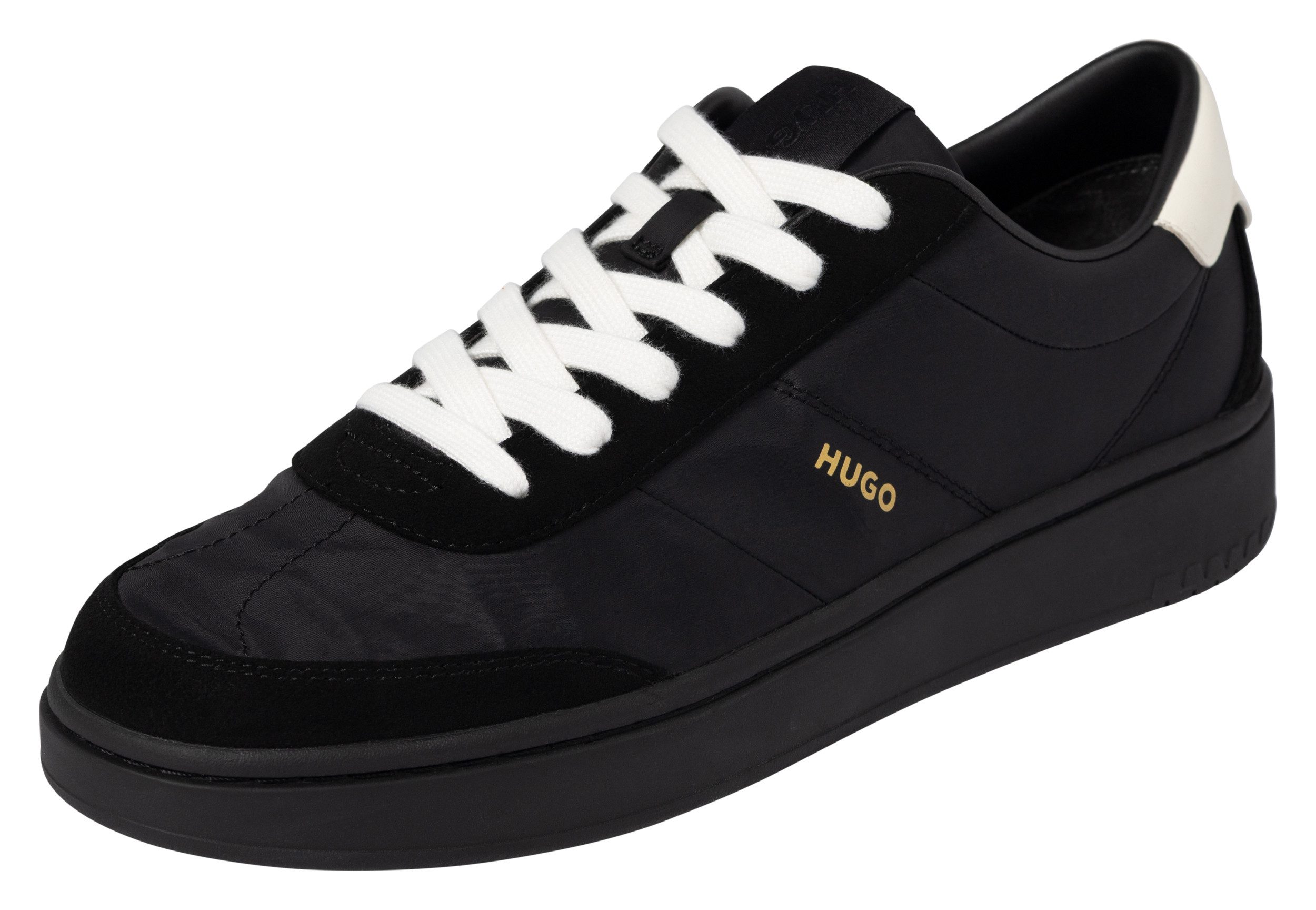 HUGO Neston Sneaker Basket-Sneaker, Schnürschuh, Halbschuh, Retro