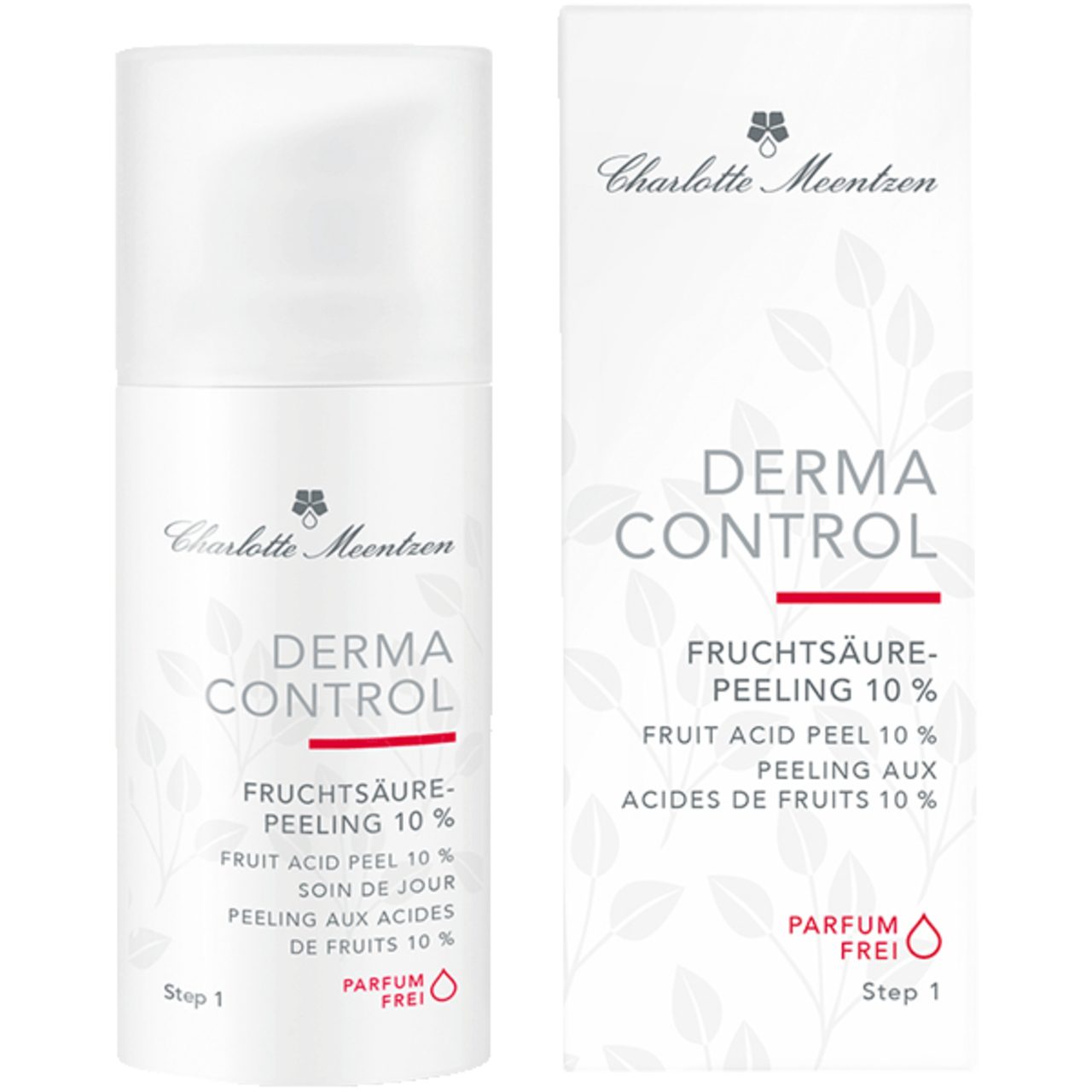 Charlotte Meentzen Gesichtspeeling Derma Control Fruchtsäurepeeling 10%, Alle Hauttypen