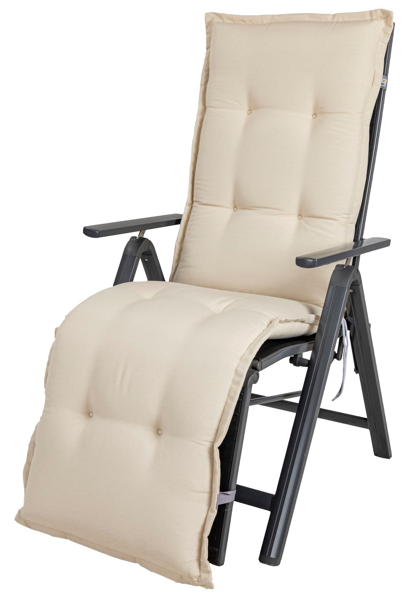 KETTtex Sesselauflage Relaxliege Florence 2081 beige 168x49x8 cm KETTtex